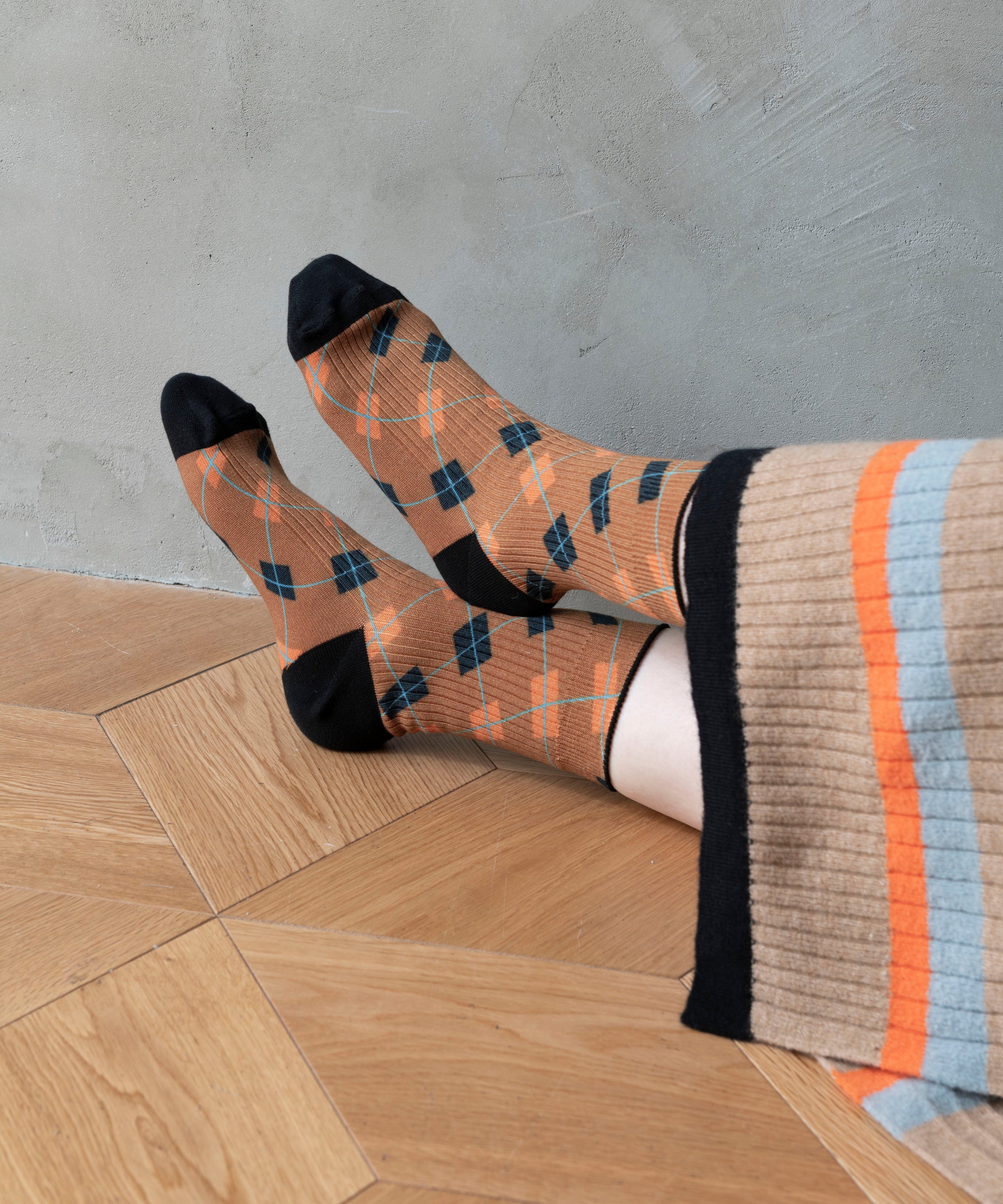 ARGYLE LINK SOCKS