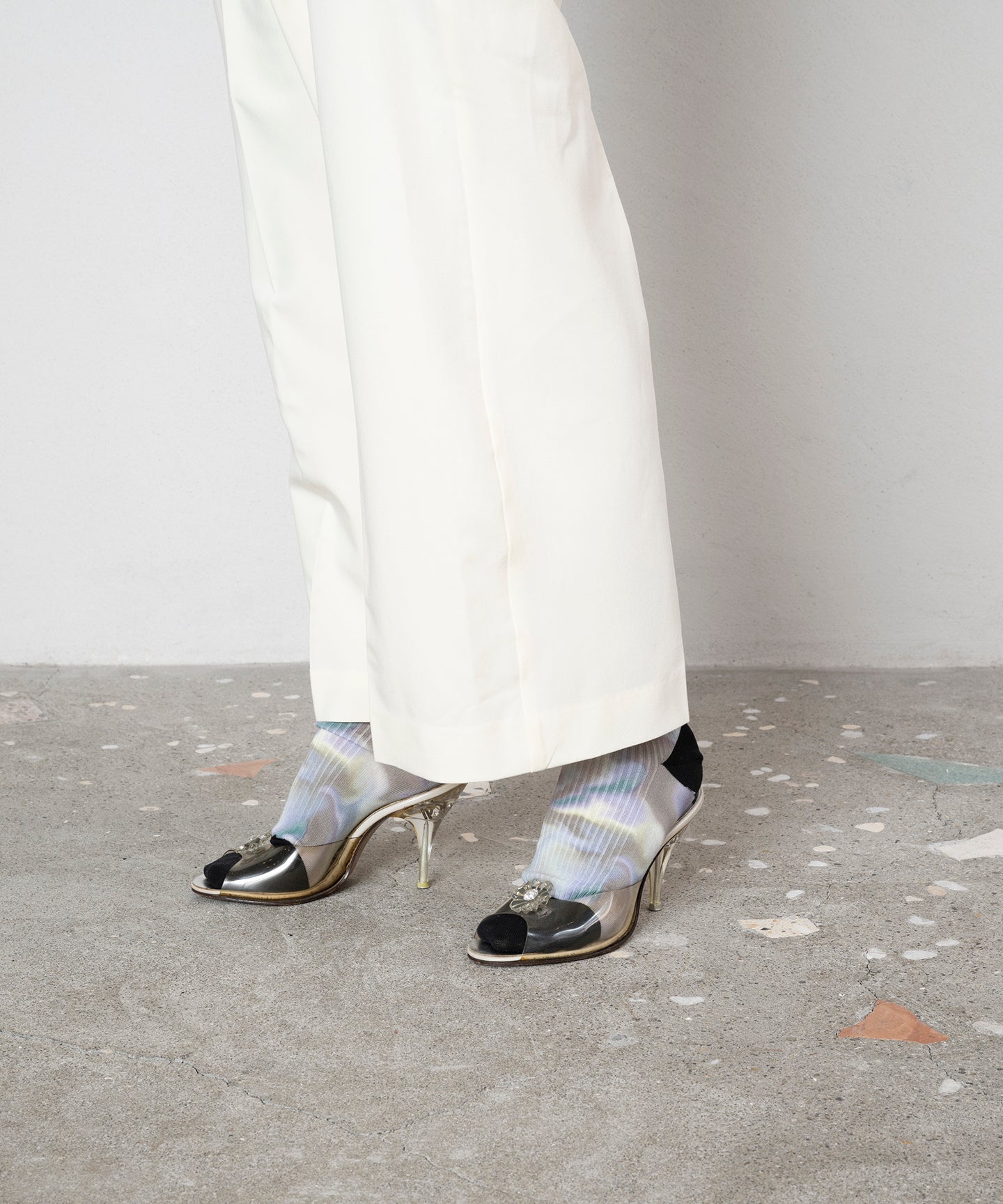 MARBLESHELL PRINT SOCKS