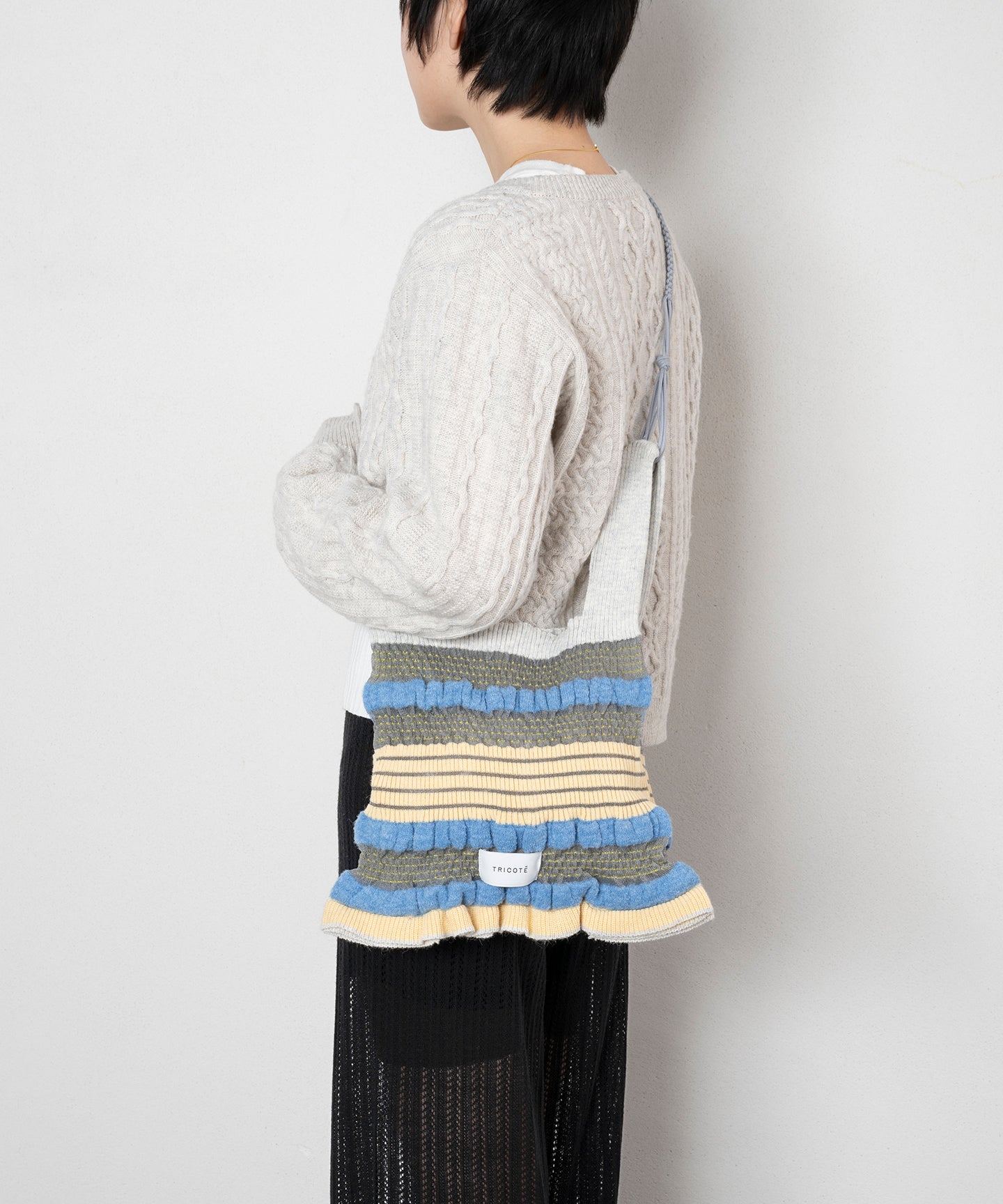 TRANSPARENT STRIPED BAG