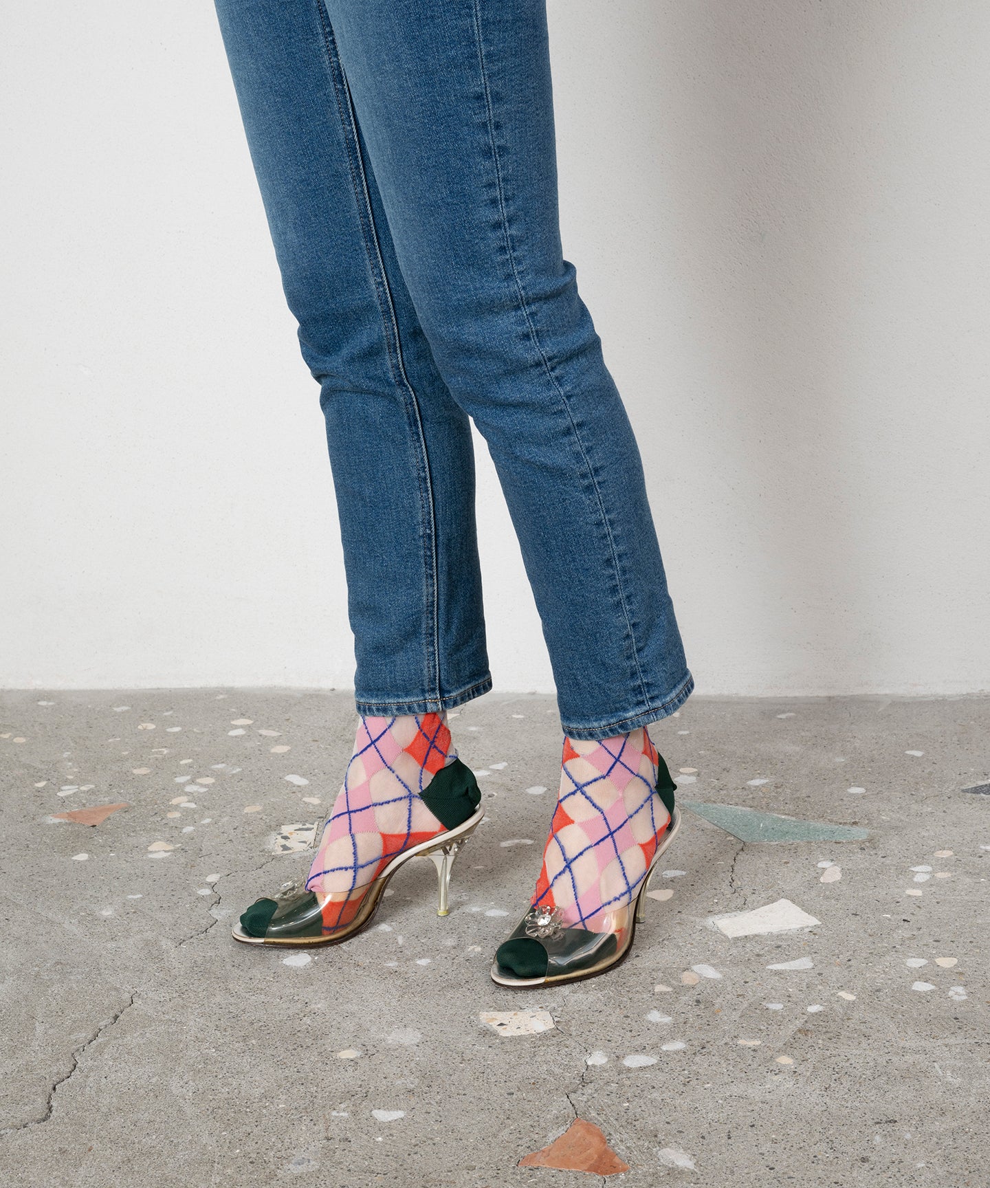 ARGYLE PATTERN SOCKS