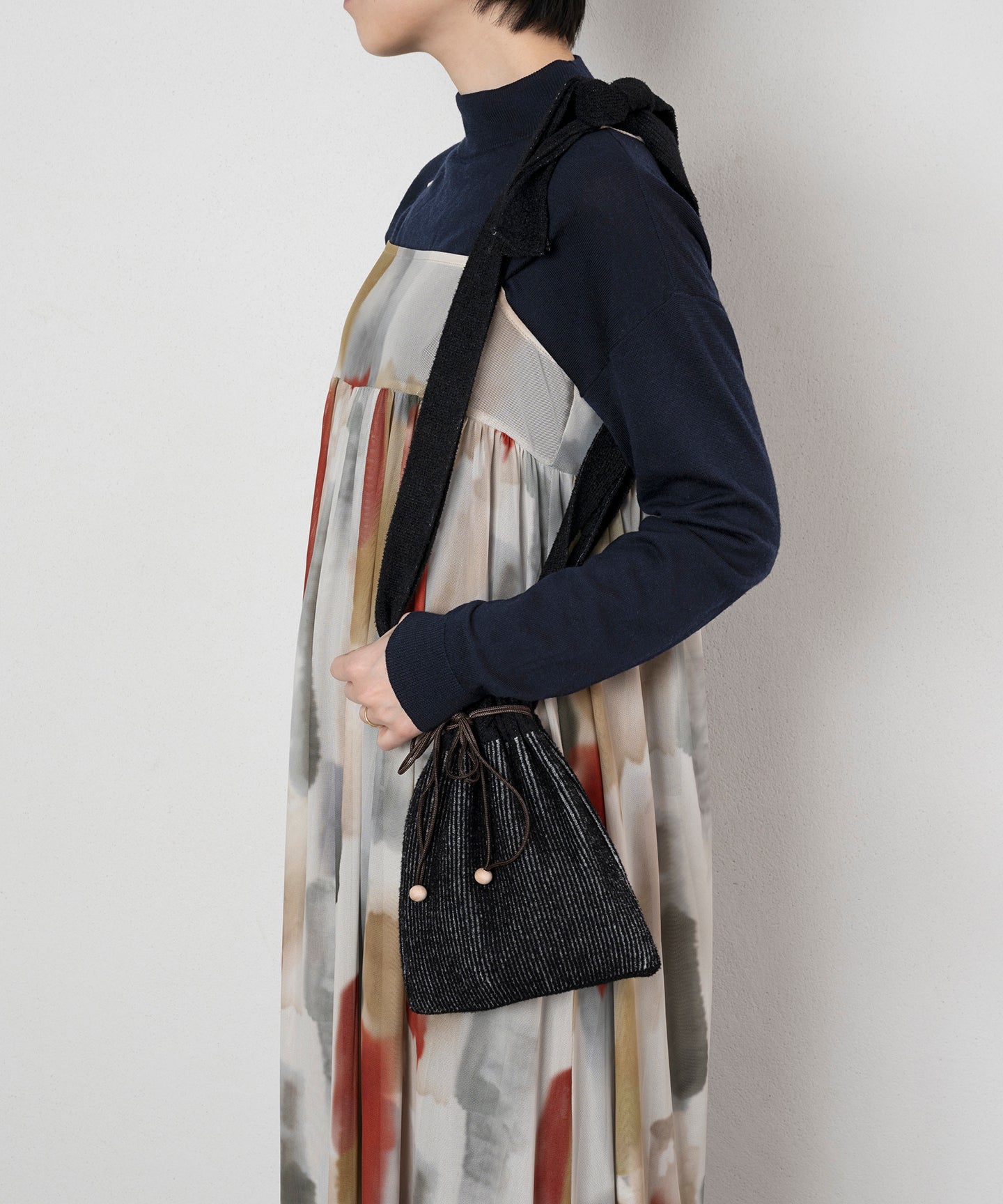 SHAGGY KNIT KNOT BAG