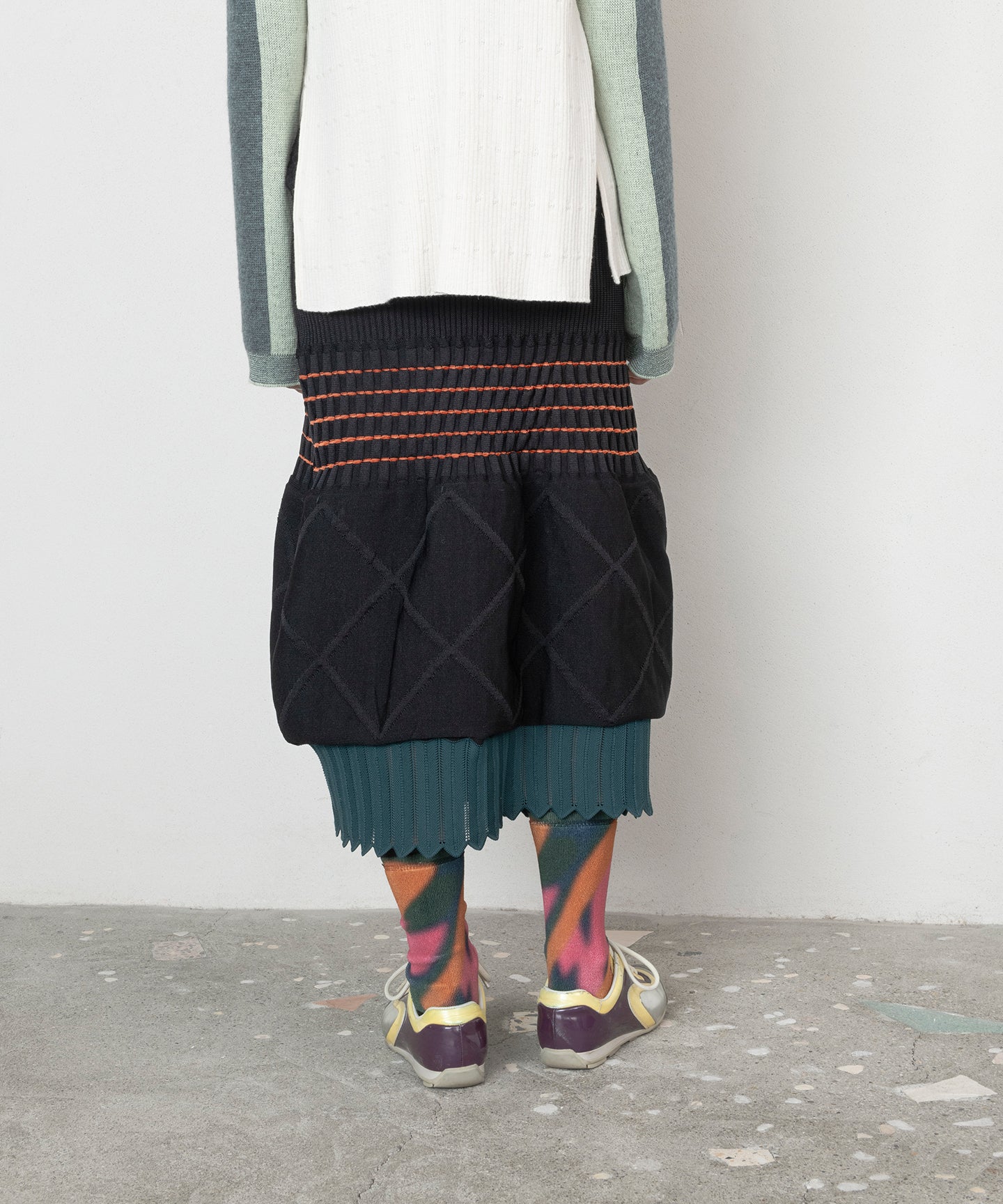 ADJUSTABLE KNIT SKIRT