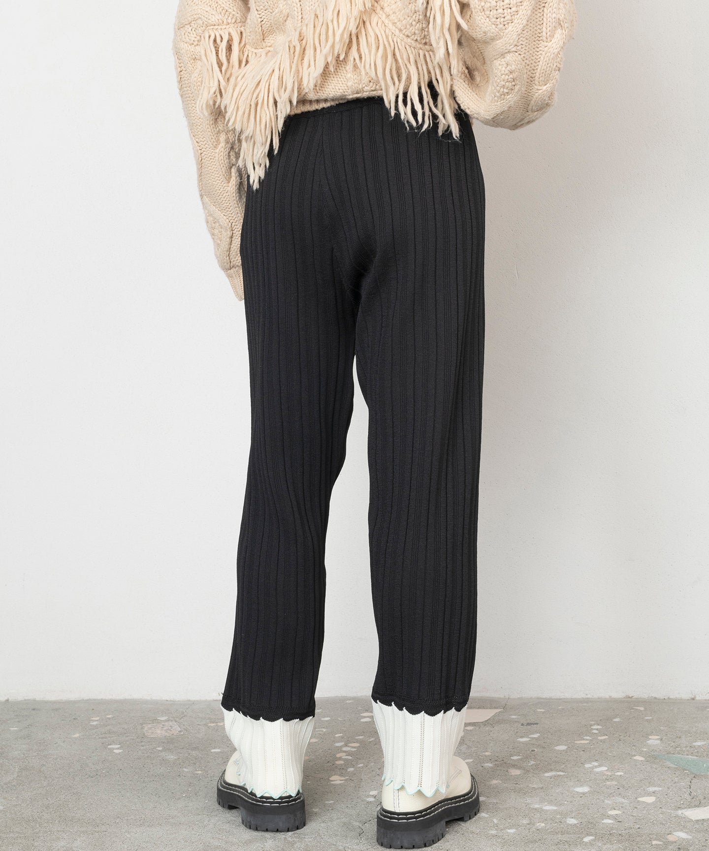 ADJUSTABLE KNIT PANTS