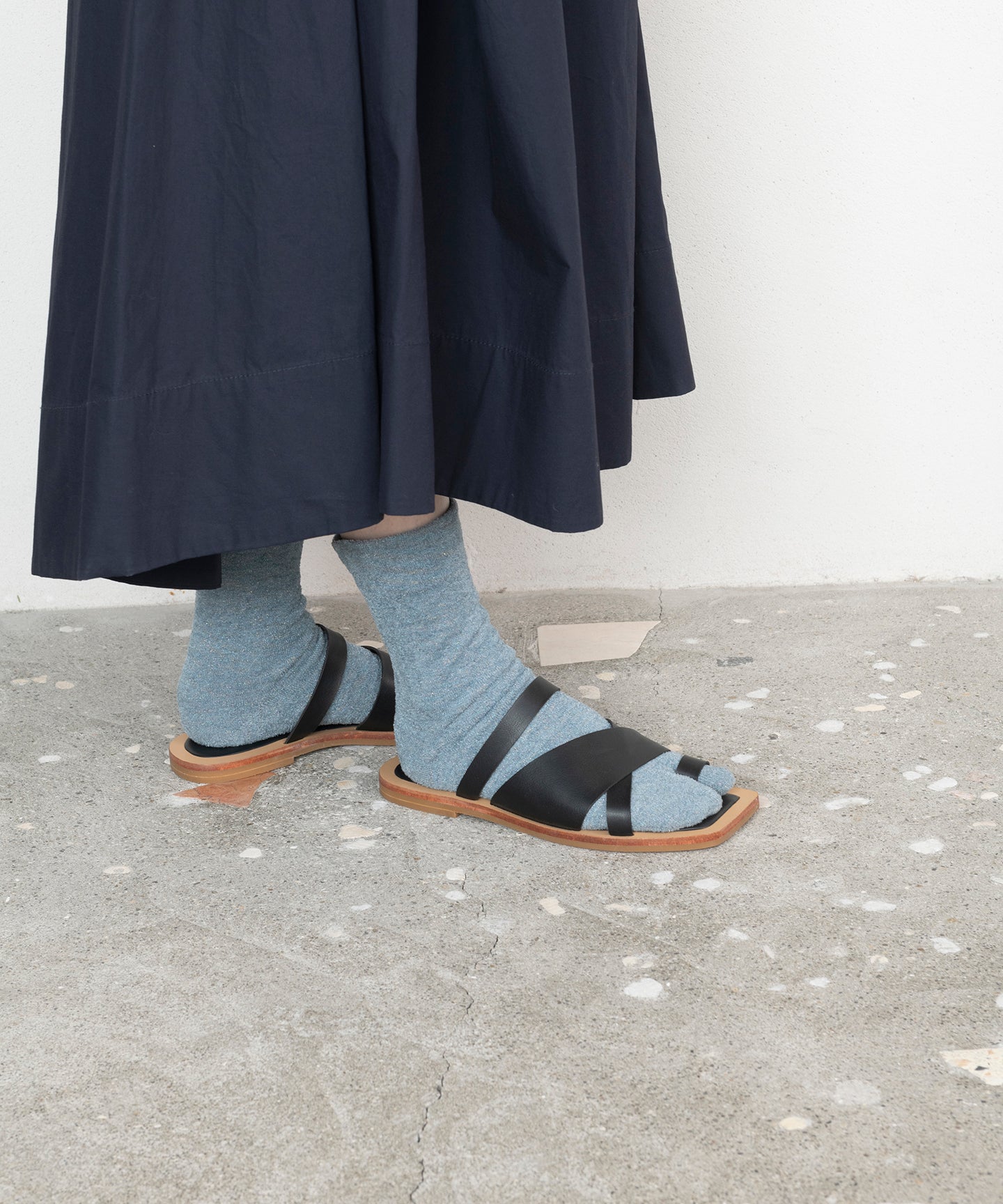 VELOR LAME TABI SOCKS