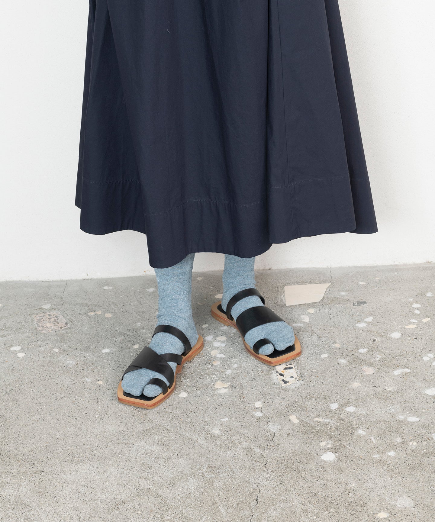 VELOR LAME TABI SOCKS
