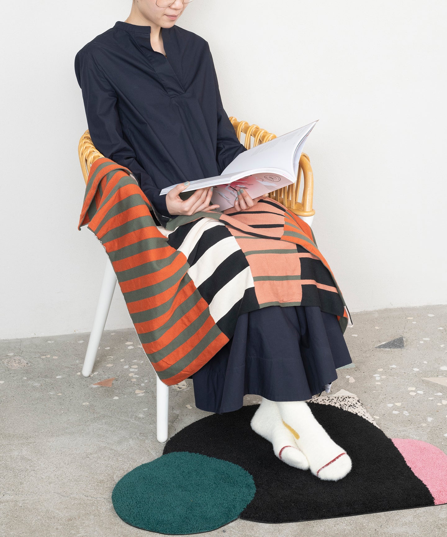 MULTI STRIPED BLANKET