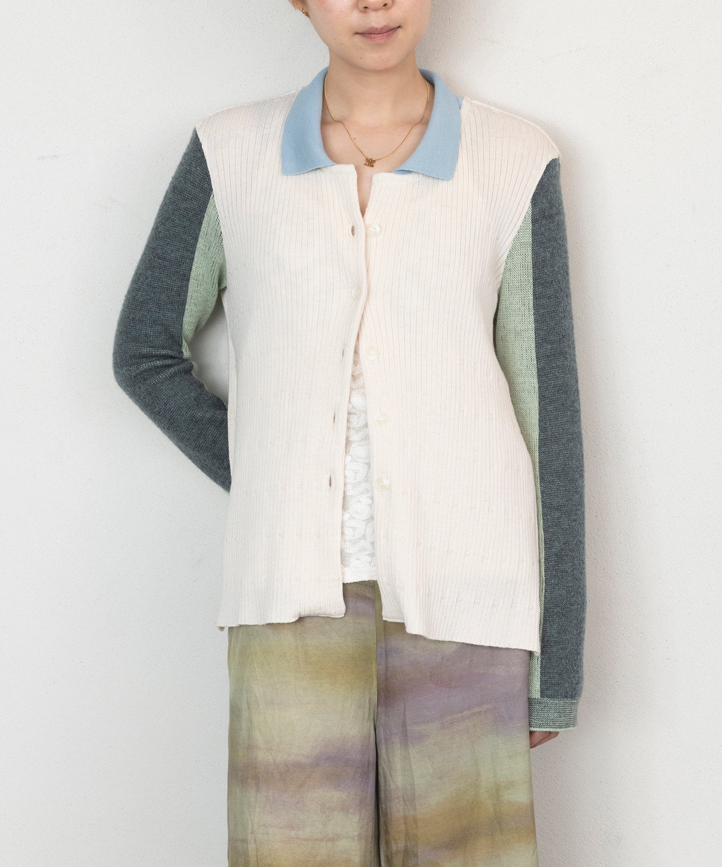 BICOLOR KNIT SHIRTS