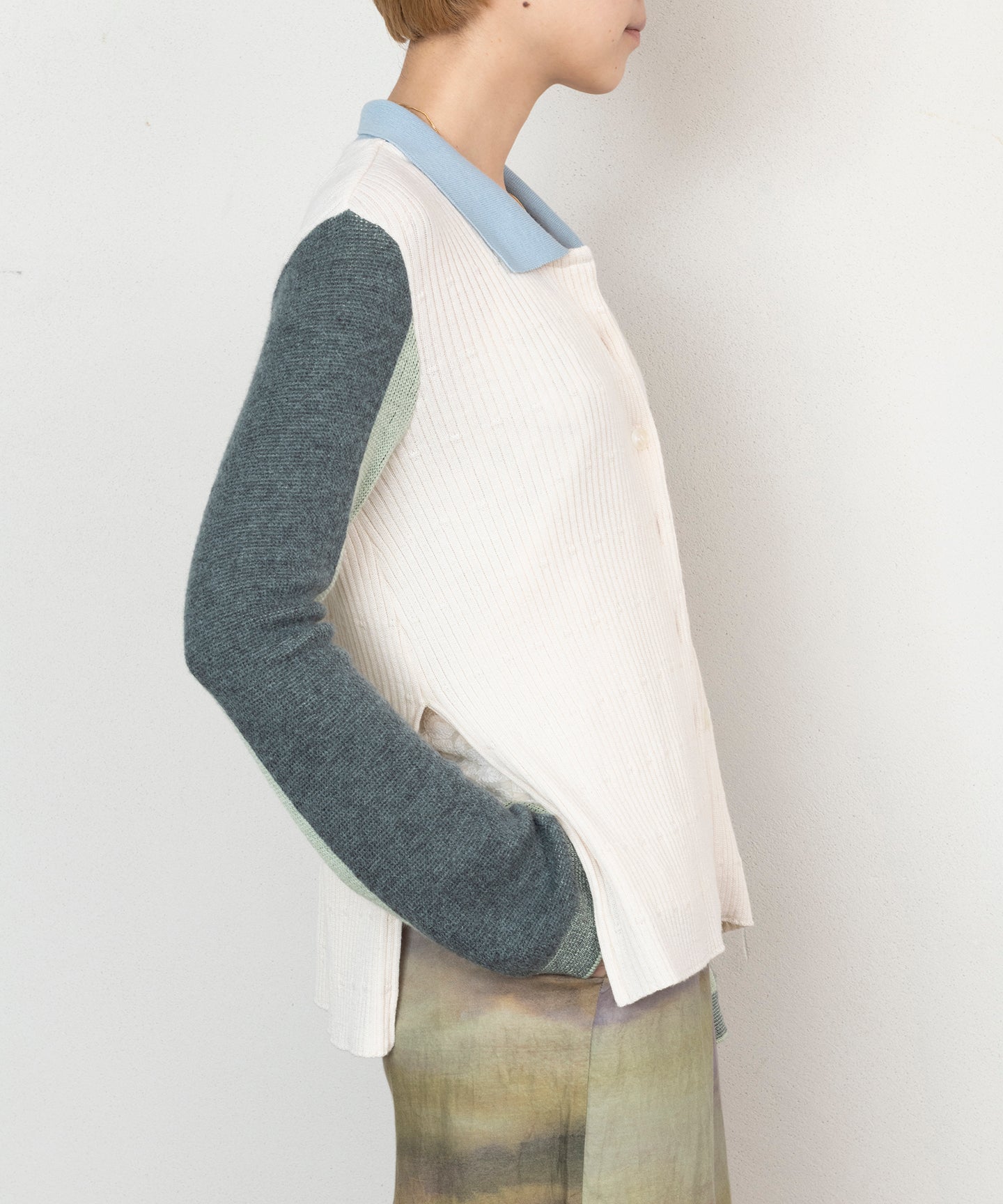 BICOLOR KNIT SHIRTS