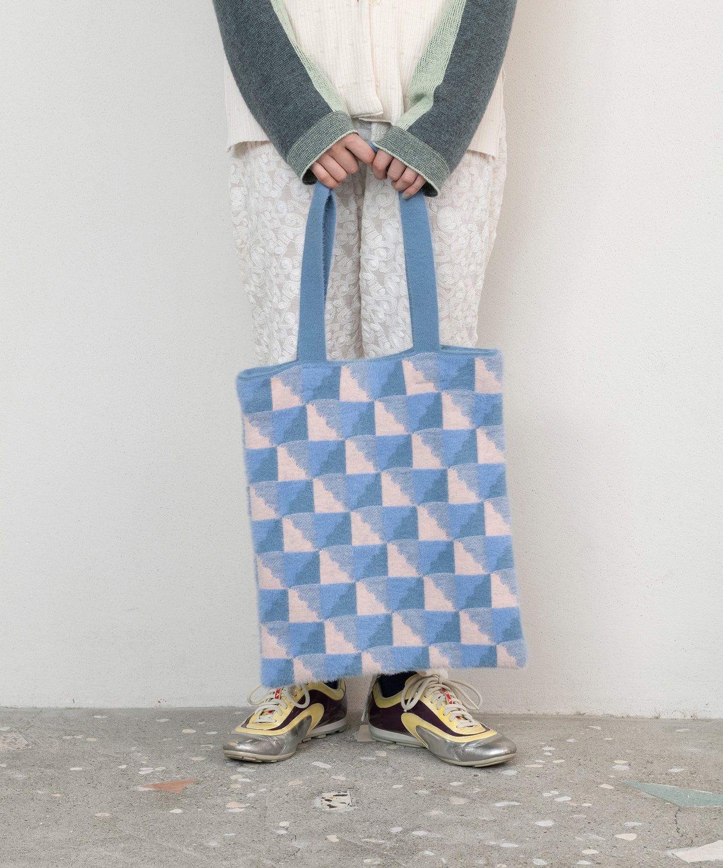 SHAGGY BLOCK TOTEBAG