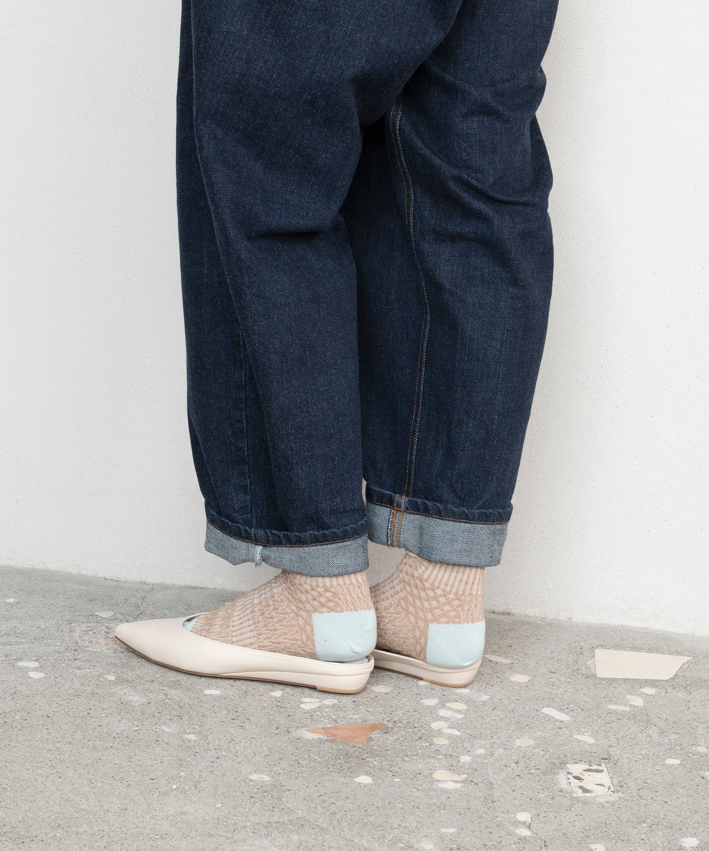 BUMPY PATCHWORK SOCKS