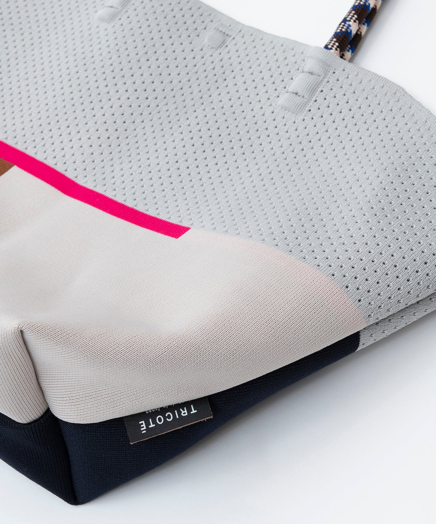 HALF MESH KNIT BAG