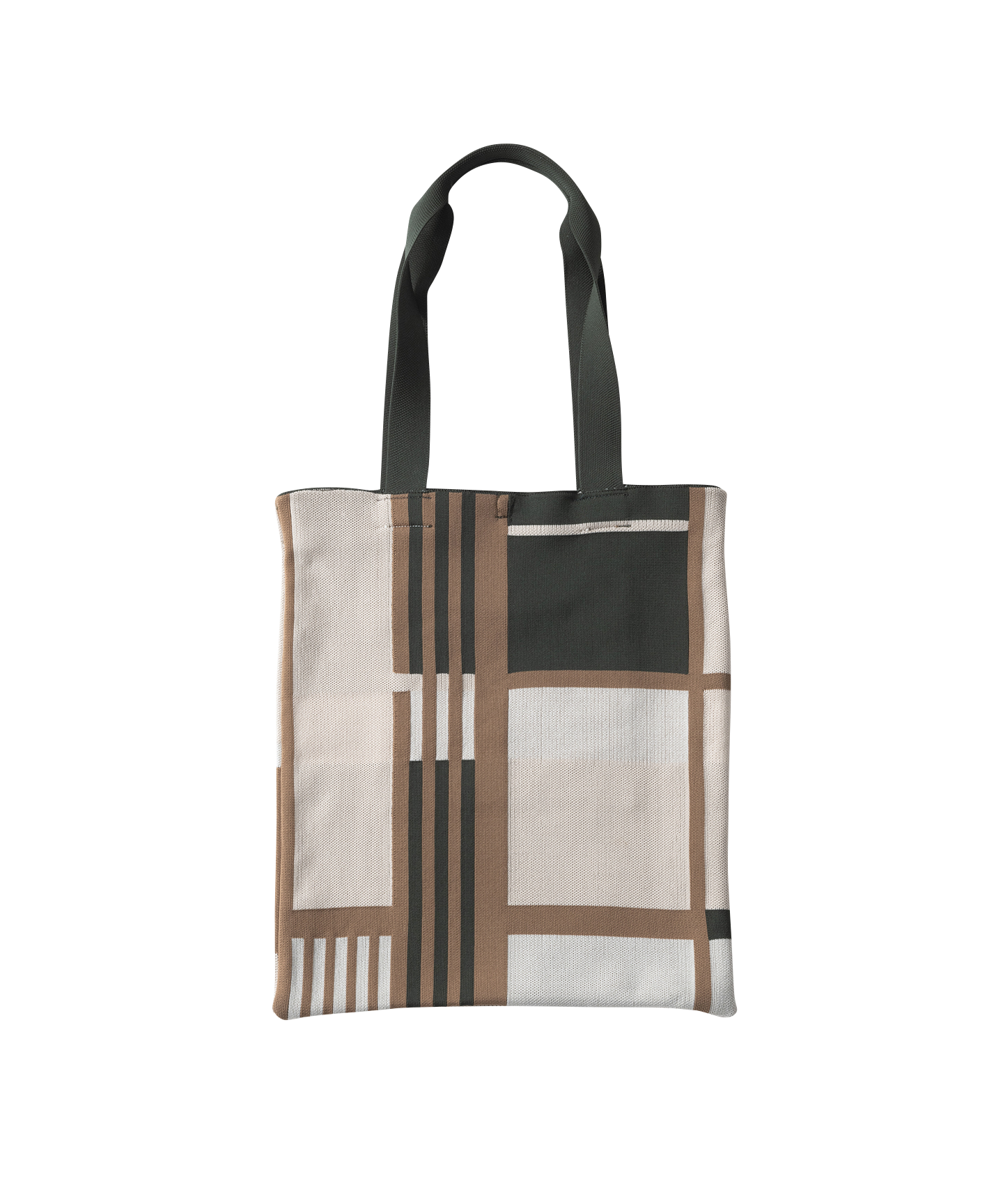 BLOCK CHECK TOTE BAG