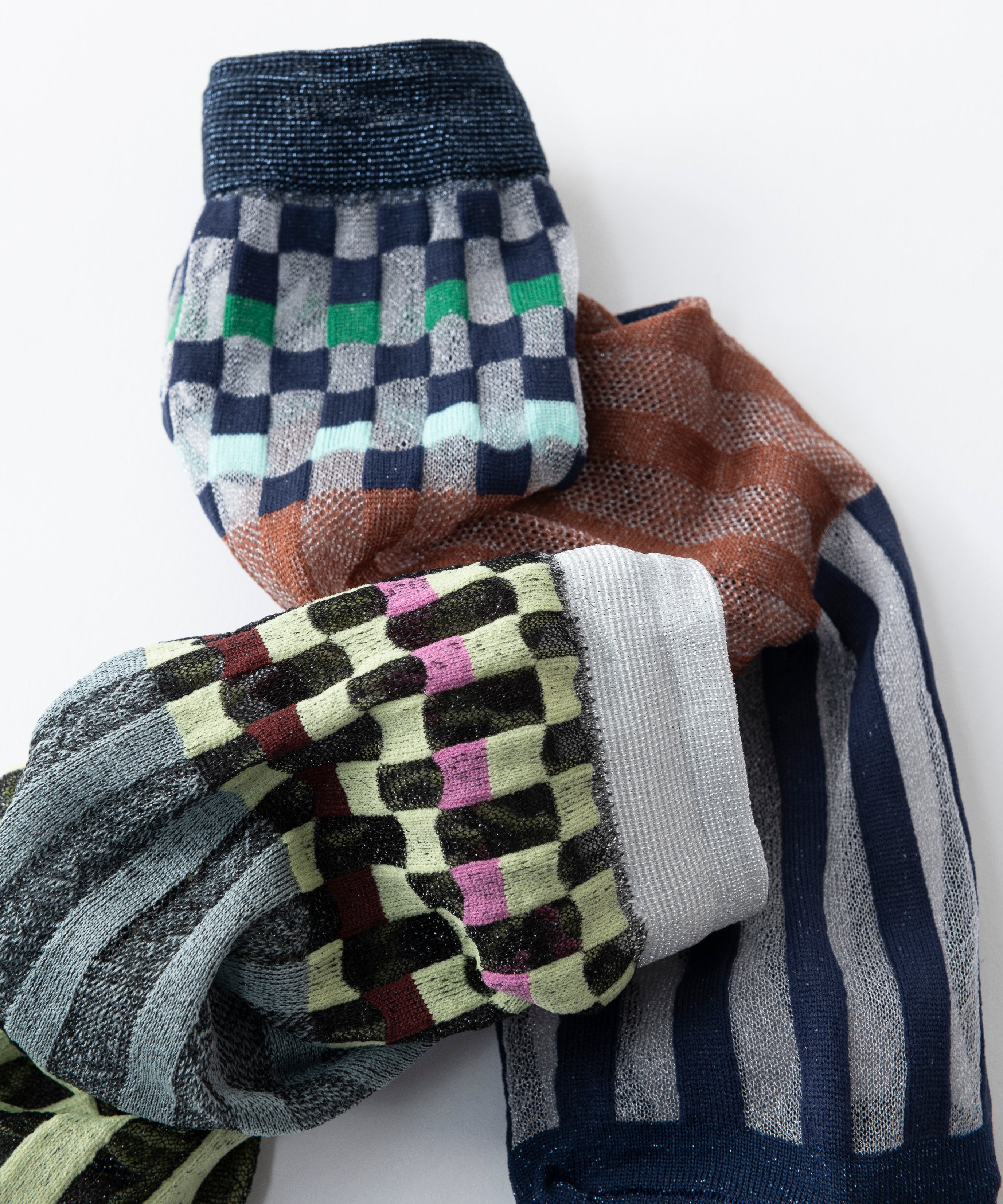 PIXEL STRIPE SOCKS