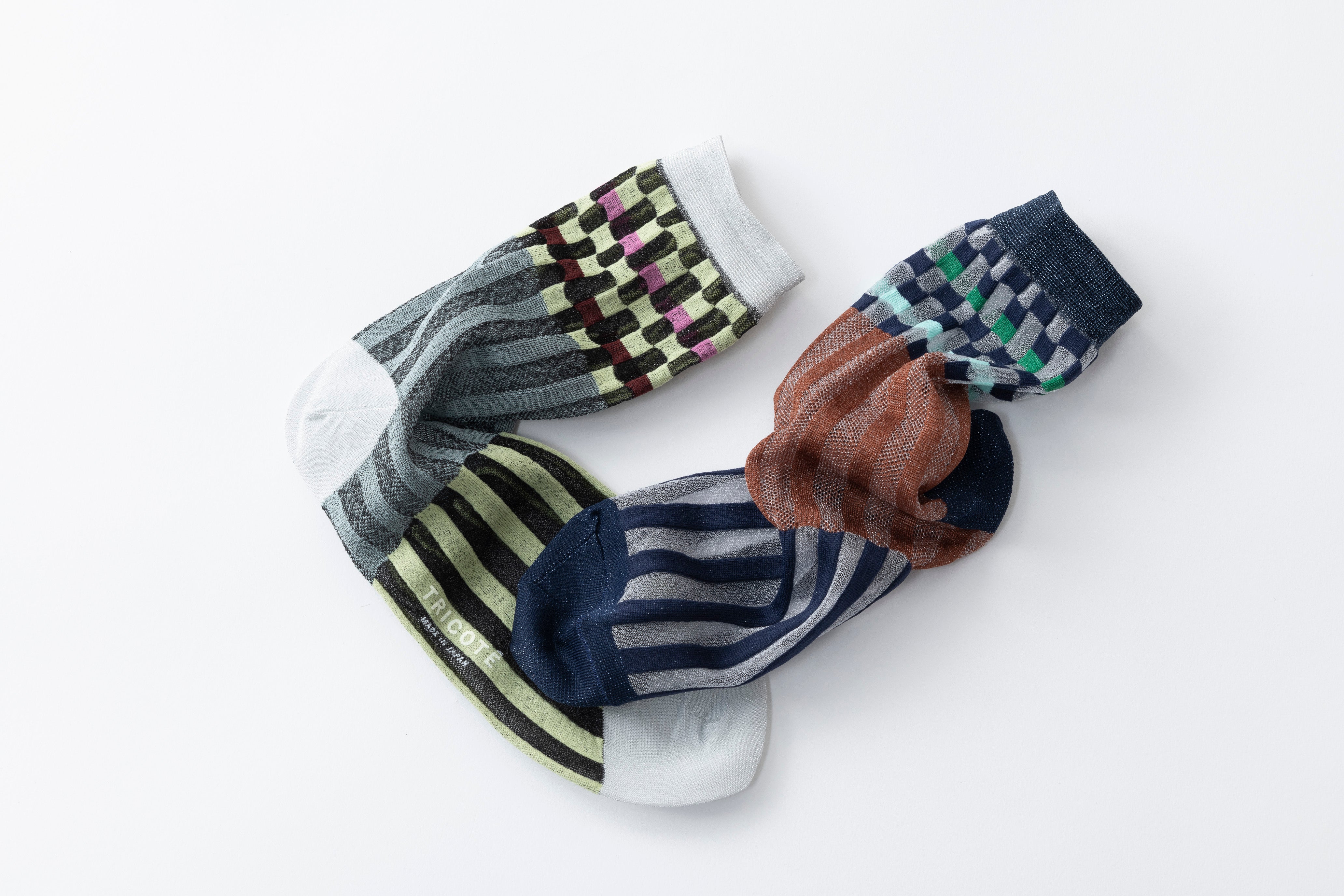 PIXEL STRIPE SOCKS