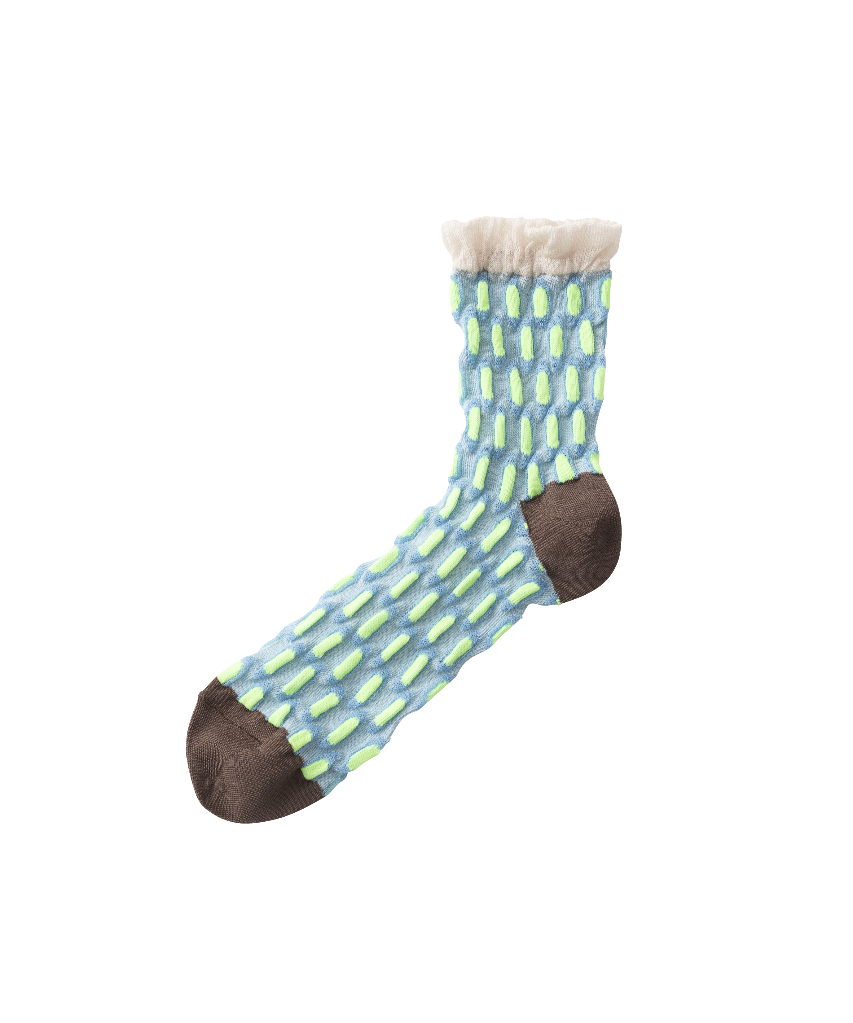 BUMPY MESH DOT SOCKS