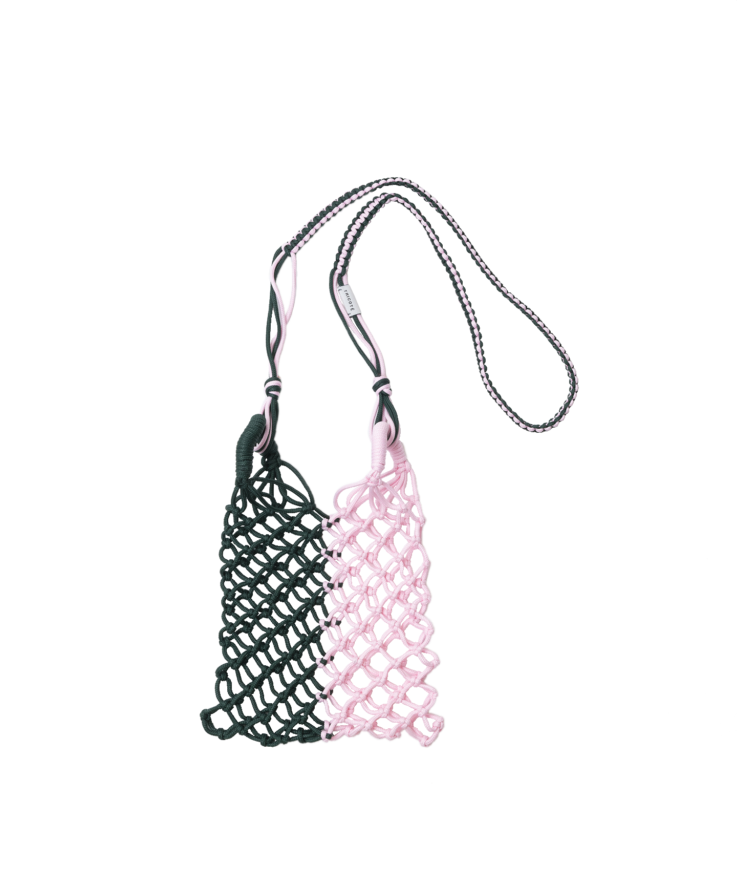 BICOLOR MACRAME BAG