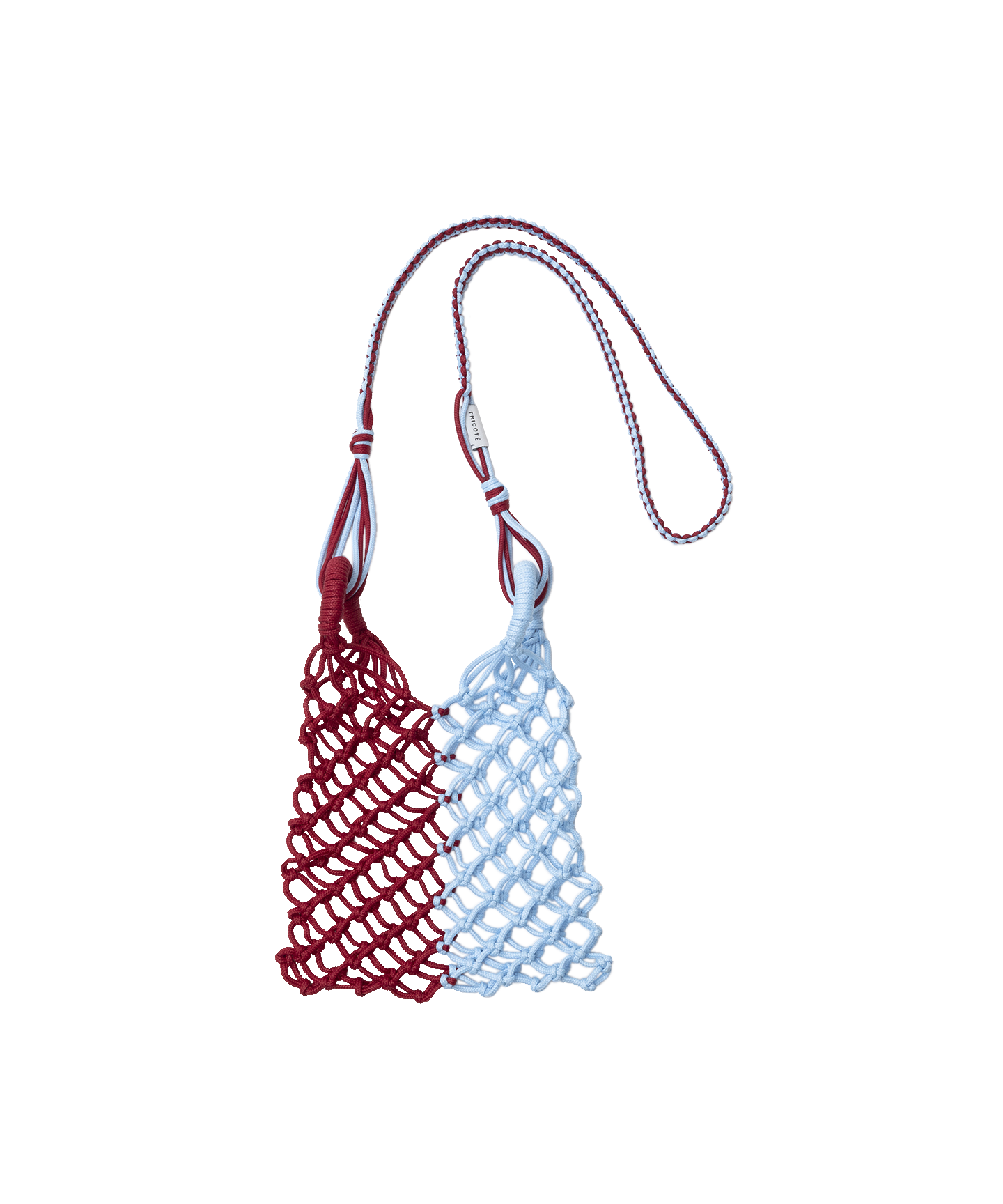 BICOLOR MACRAME BAG