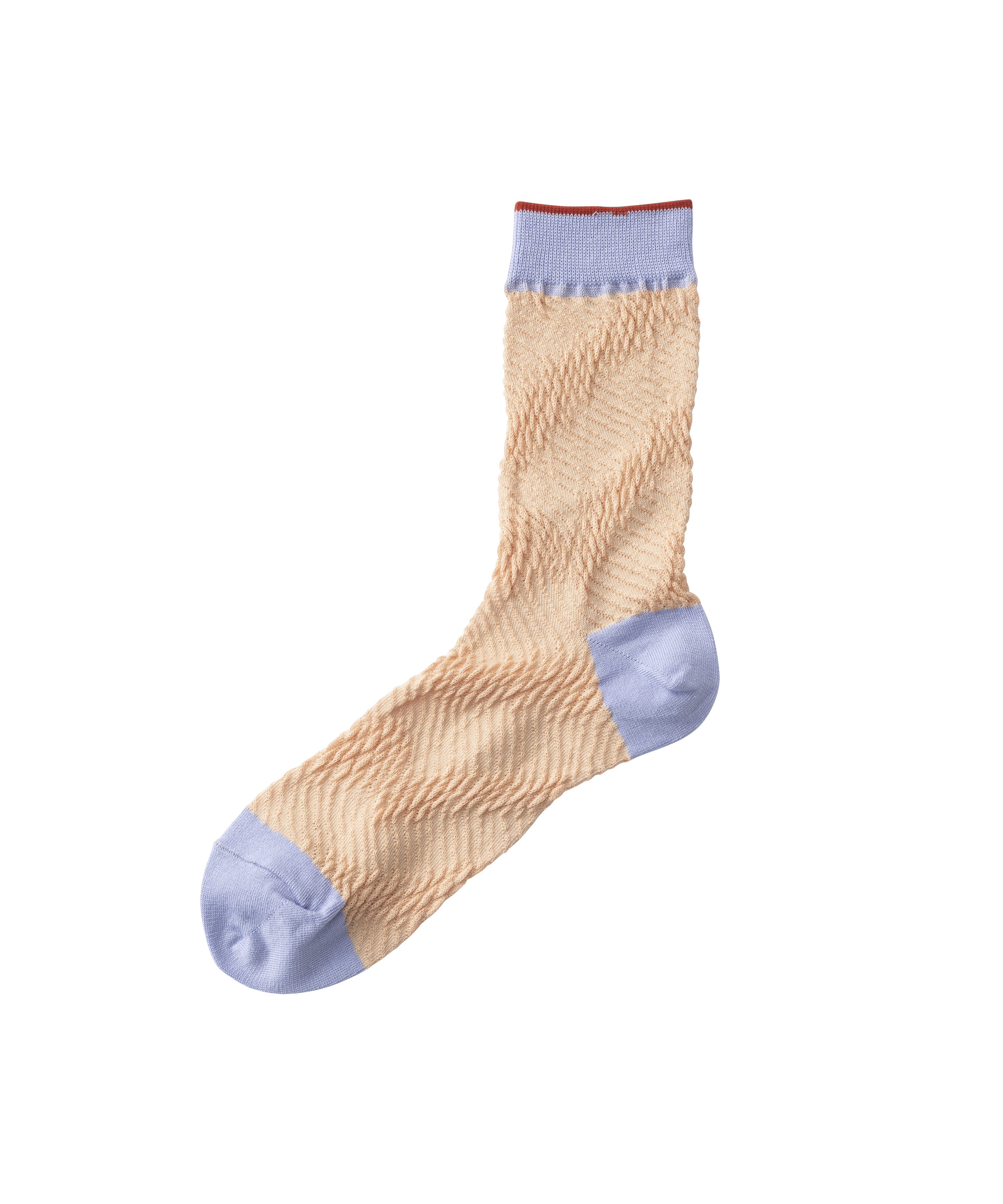 BUMPY BLUR STRIPE SOCKS(UNISEX)