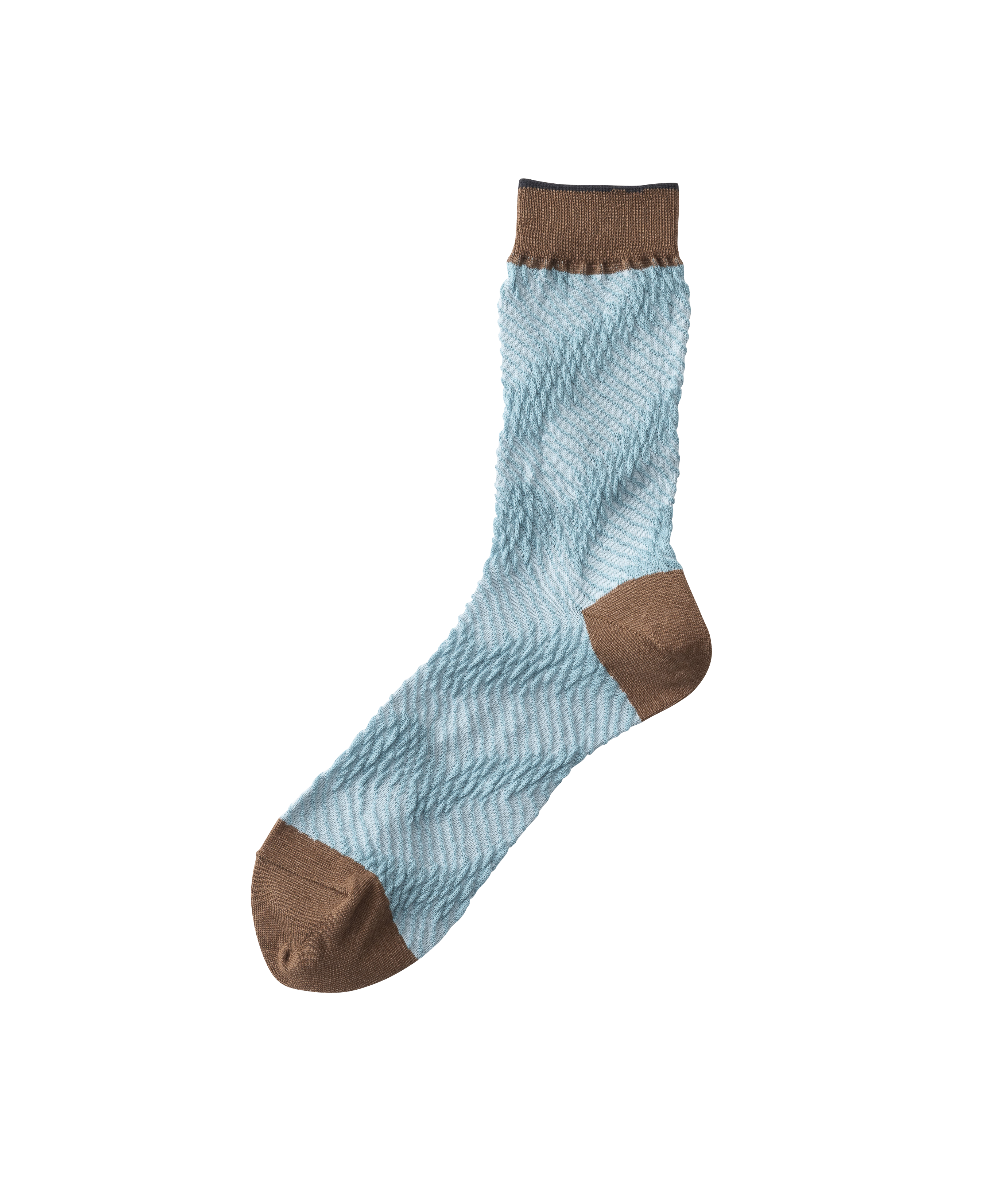 BUMPY BLUR STRIPE SOCKS(UNISEX)