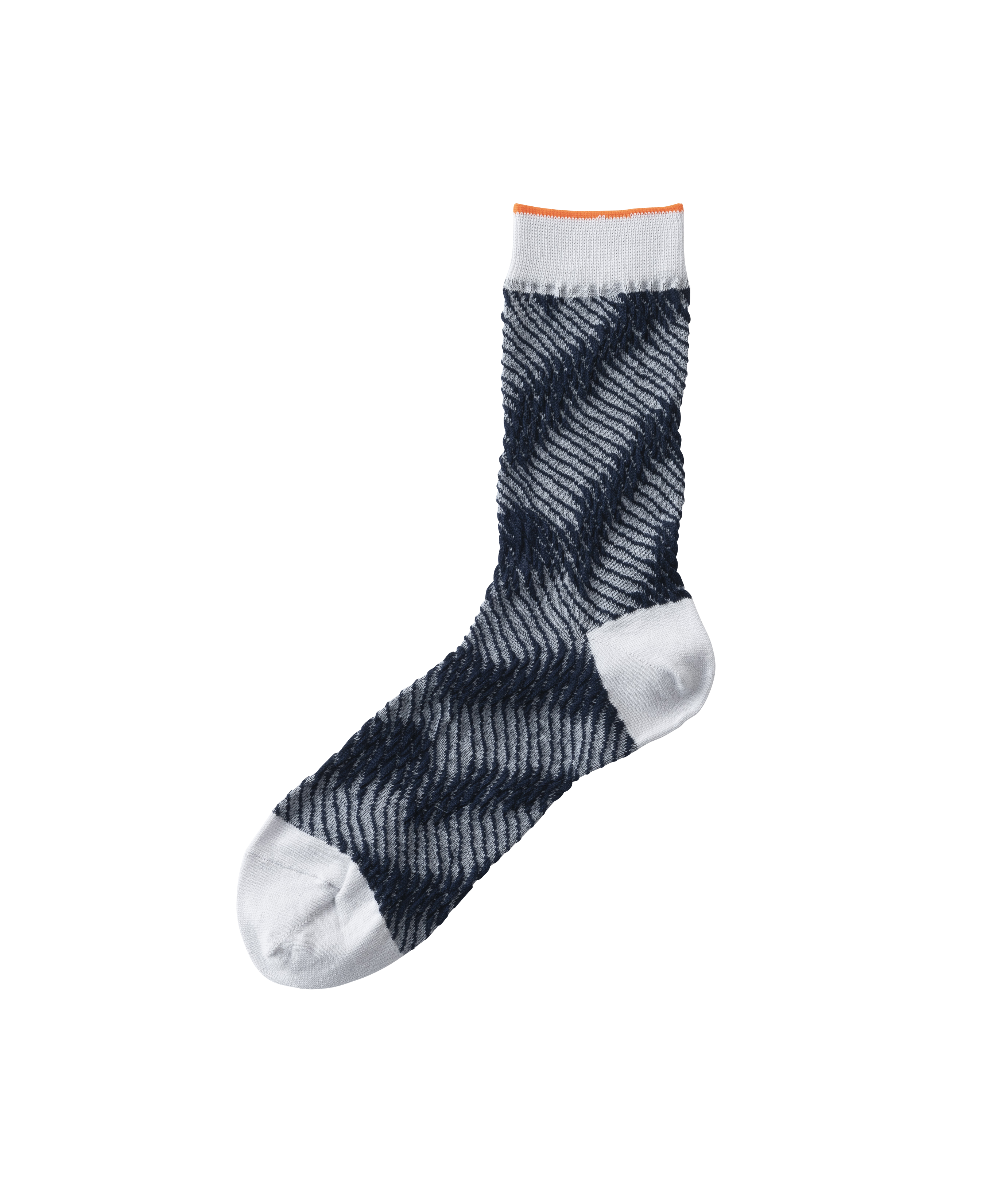 BUMPY BLUR STRIPE SOCKS(UNISEX)
