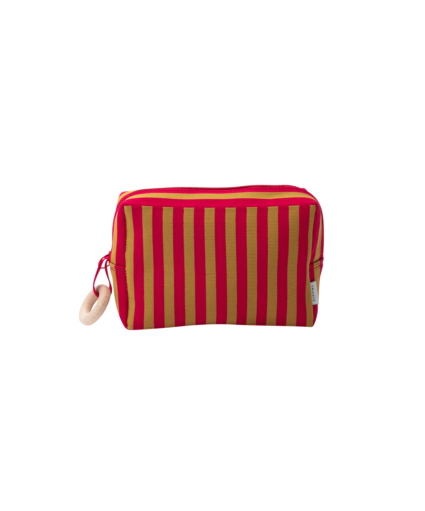 STRIPE KNIT POUCH midium
