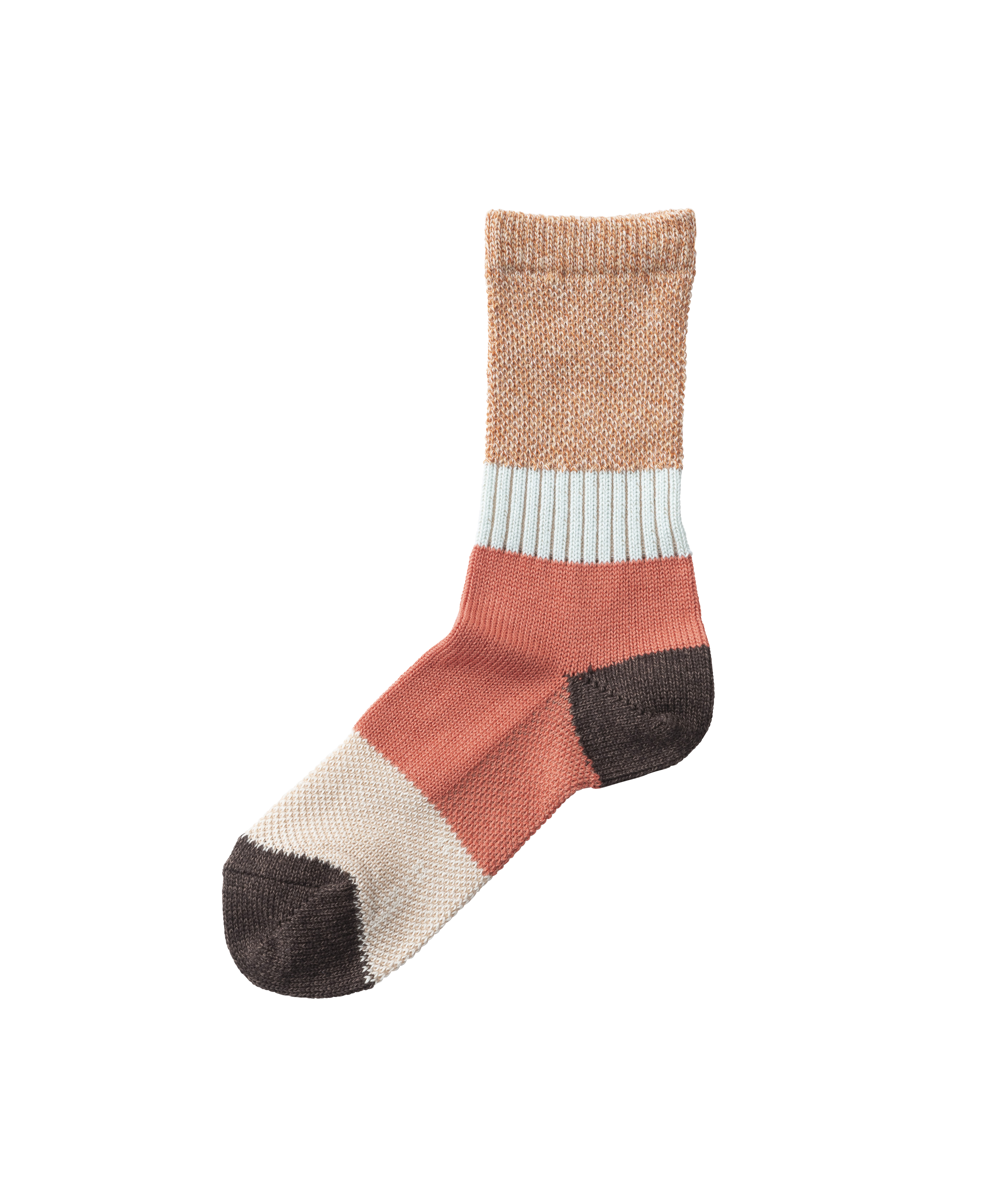 MESH MELANGE STRIPE SOCKS