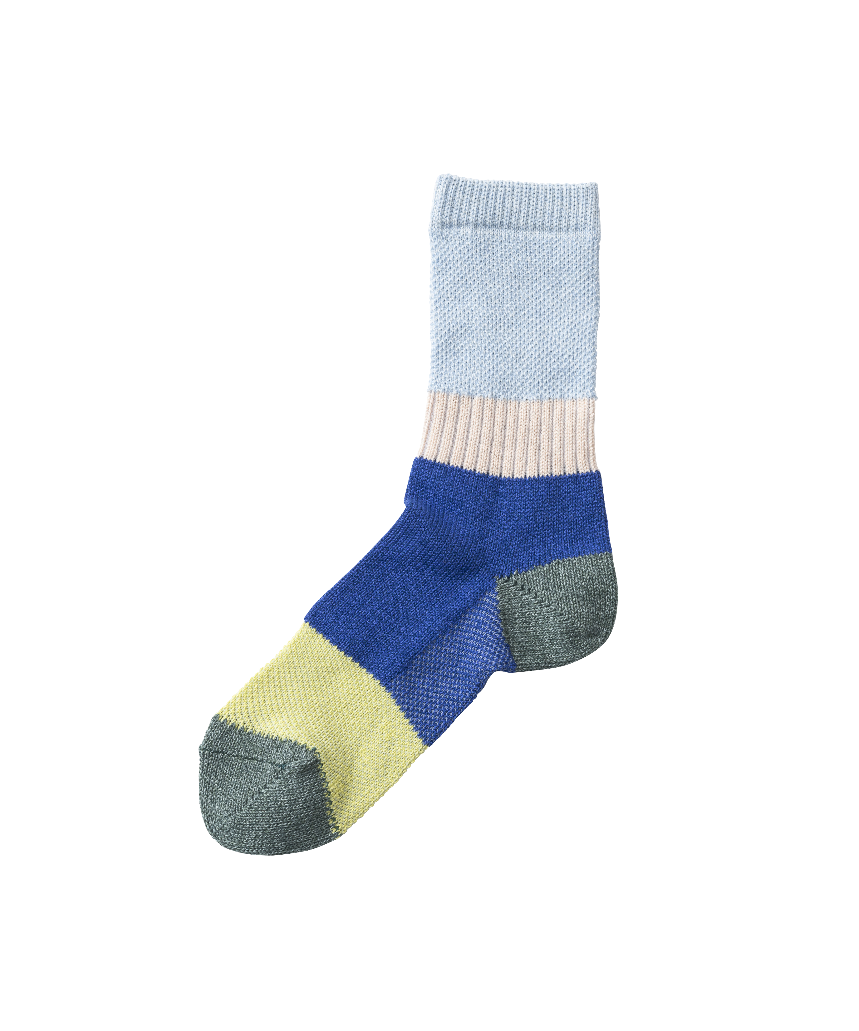 MESH MELANGE STRIPE SOCKS