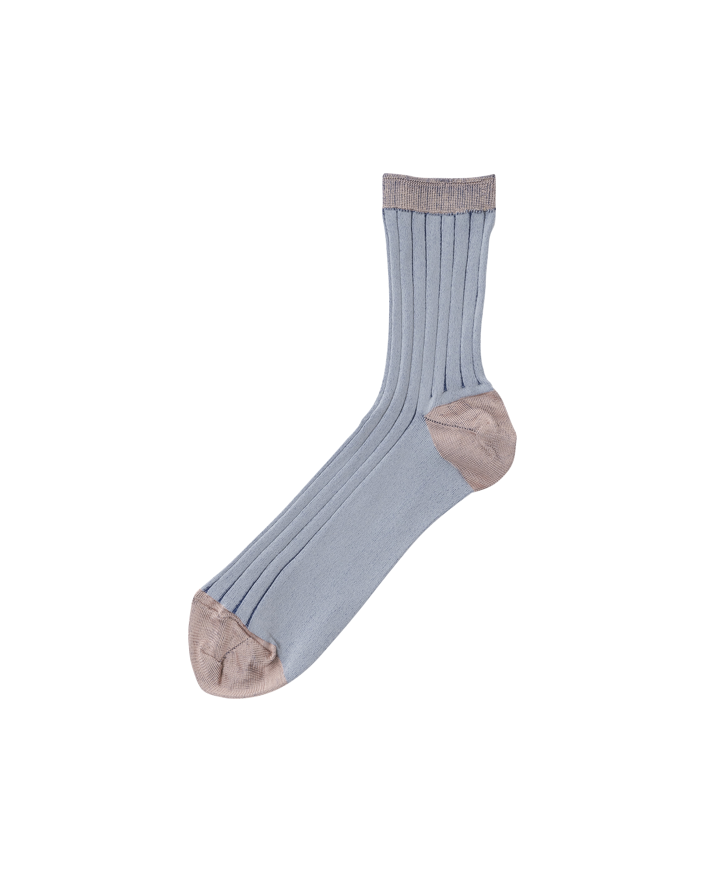SEE-THROUGH RIB SOCKS