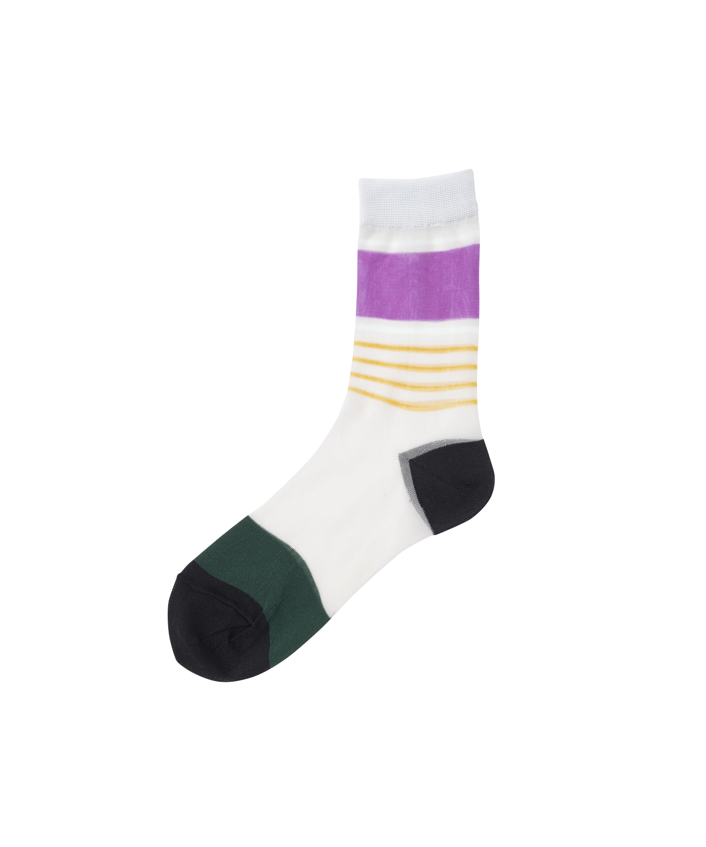 SHEER BOREDER SOCKS