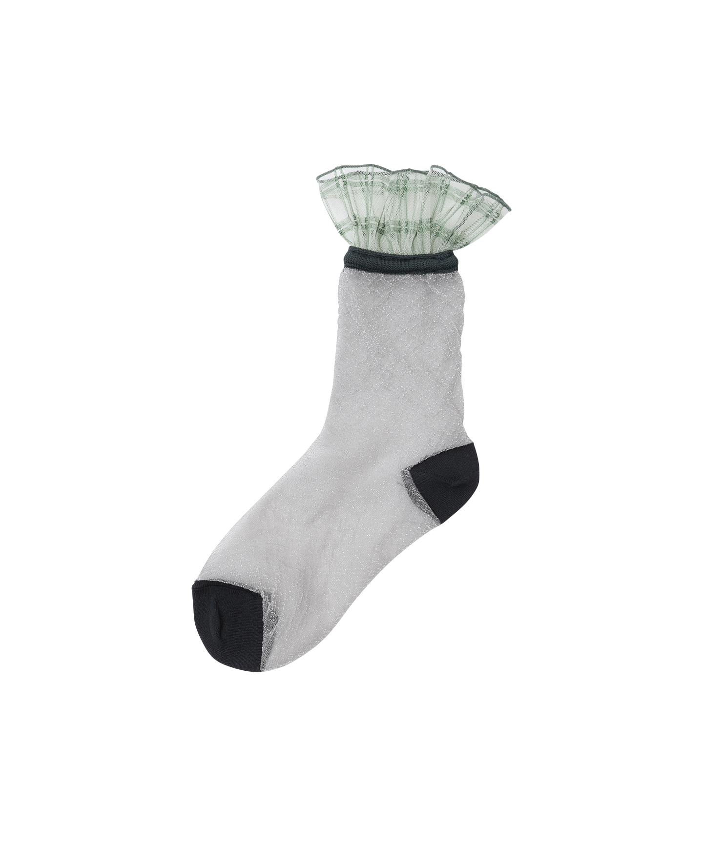 FRILLED CHECK SOCKS