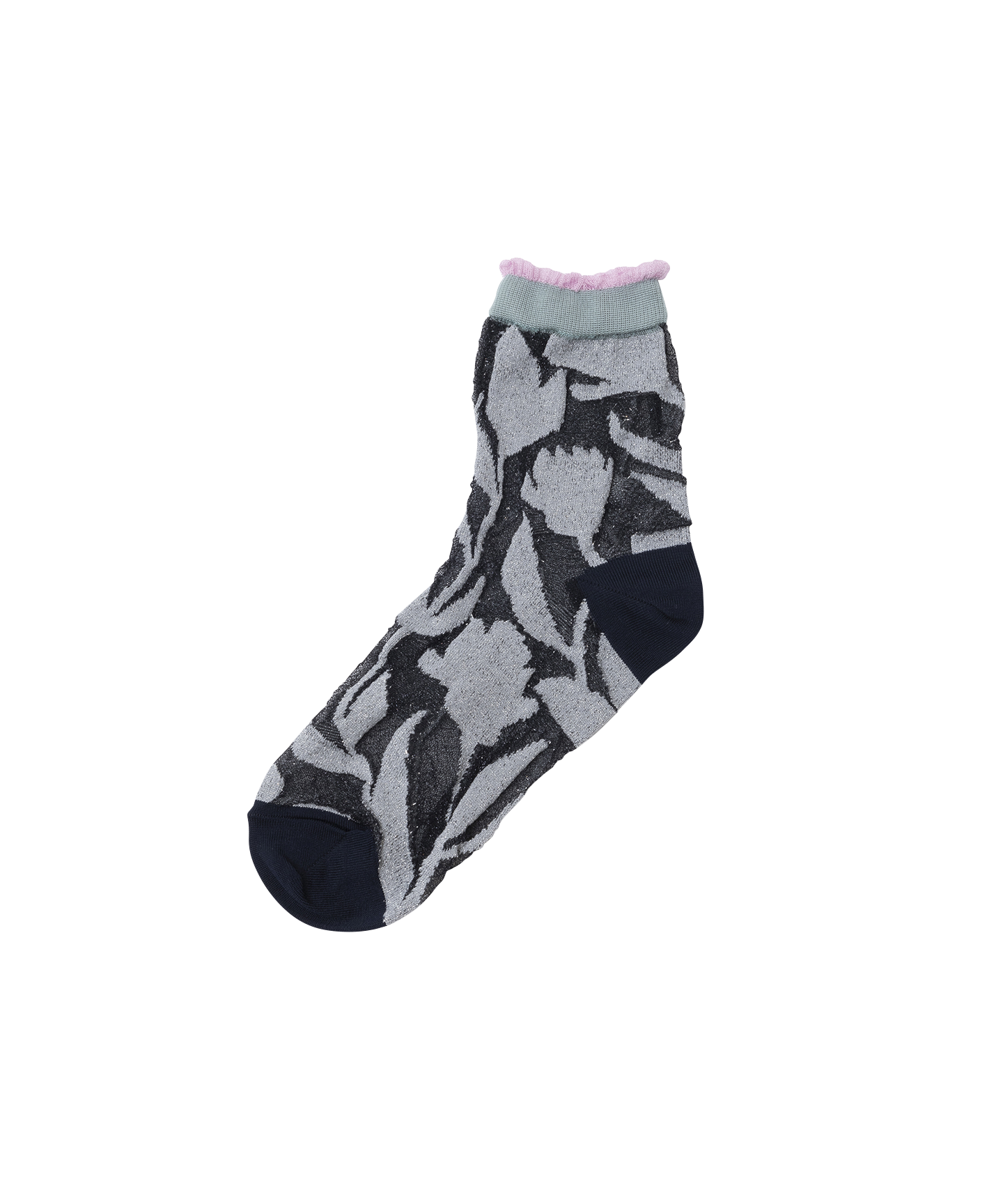 FLOWER LAME SOCKS