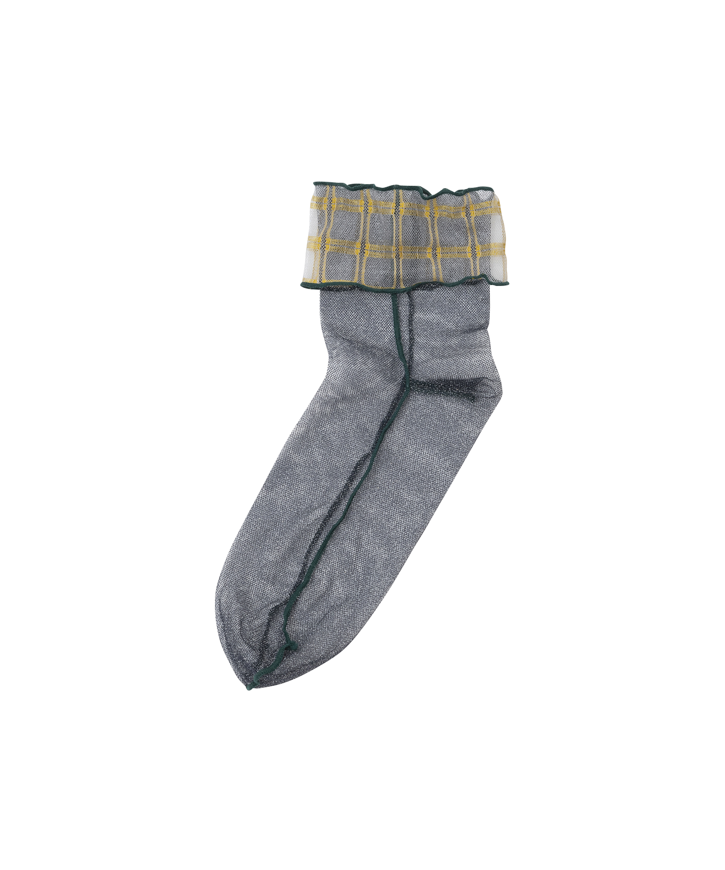 CHECK TULLE SOCKS
