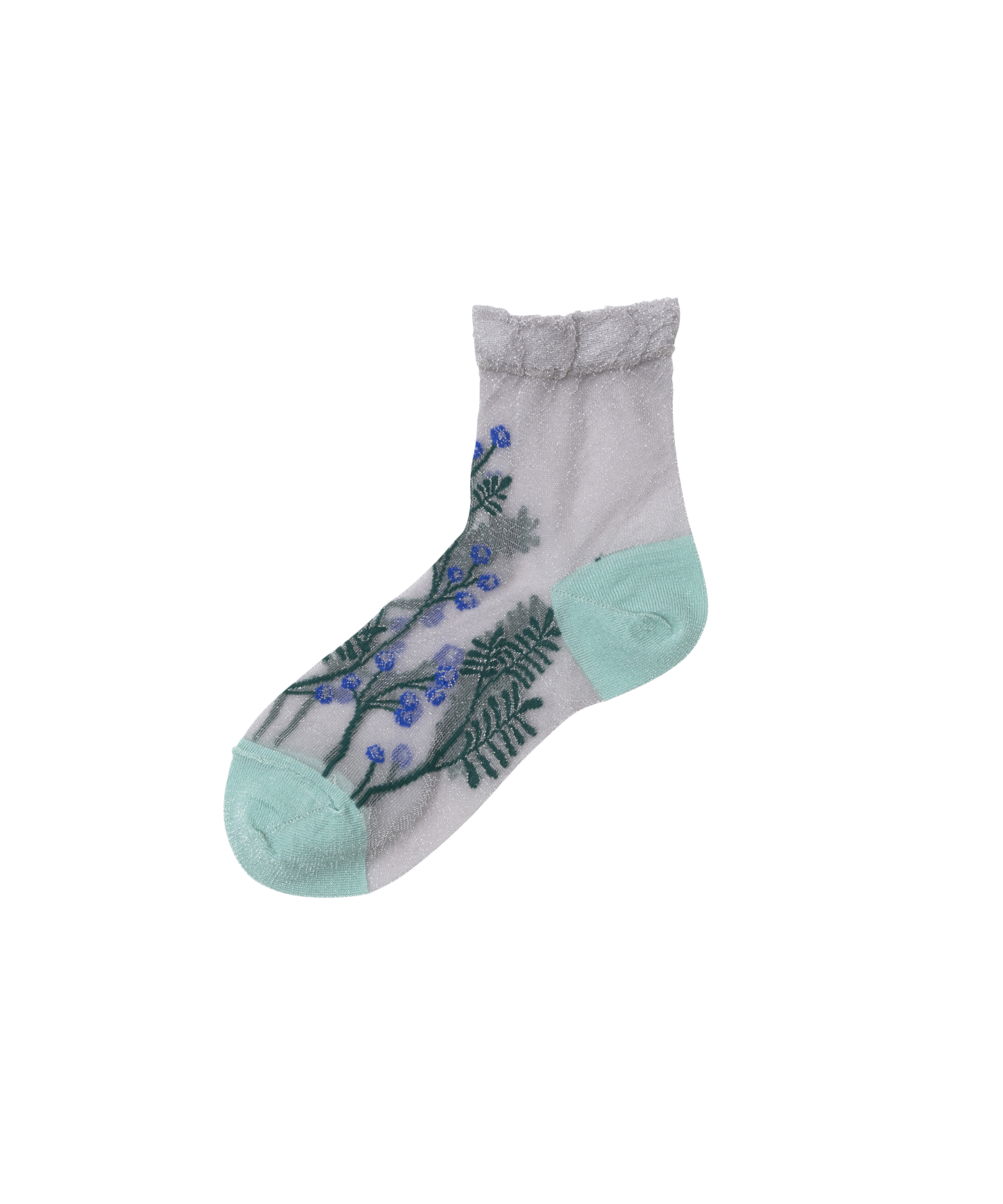 FLOWER TRANCEPARENT SOCKS