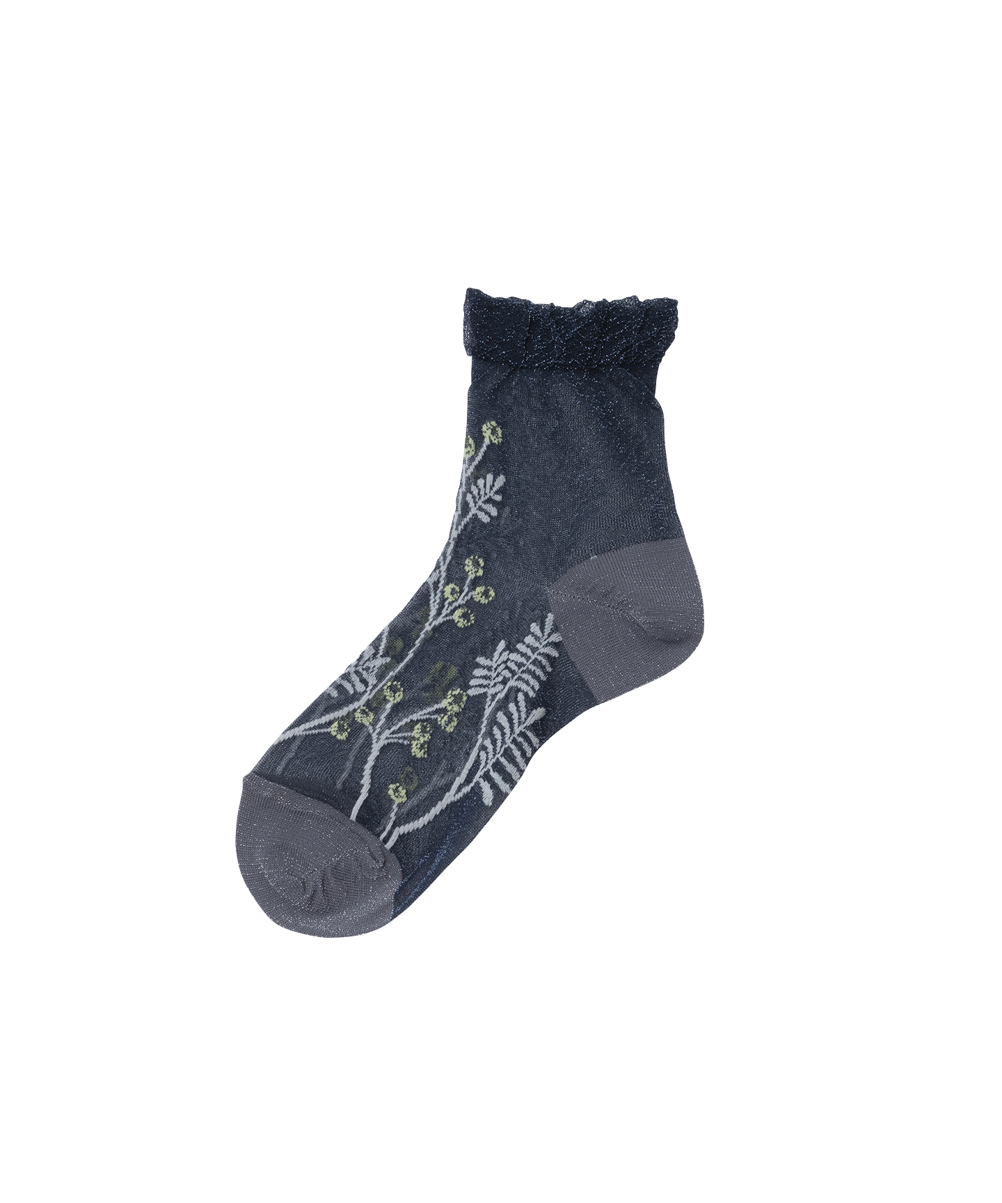 FLOWER TRANCEPARENT SOCKS