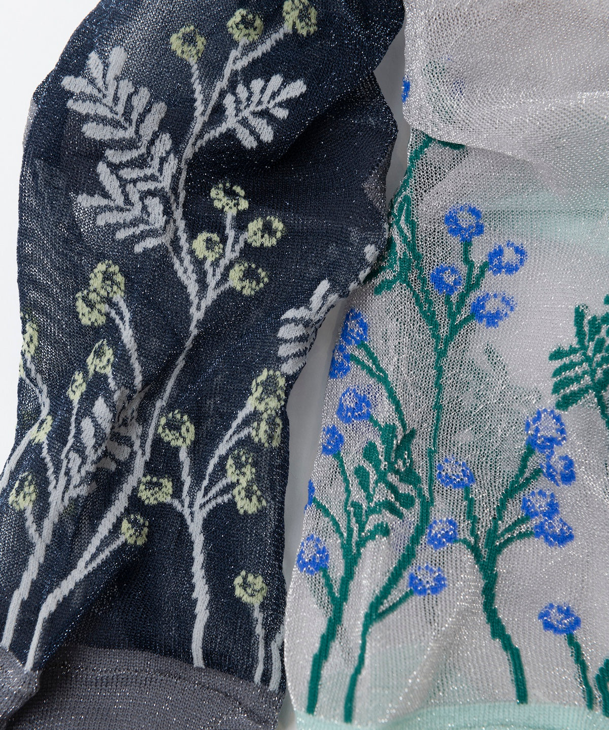 FLOWER TRANCEPARENT SOCKS
