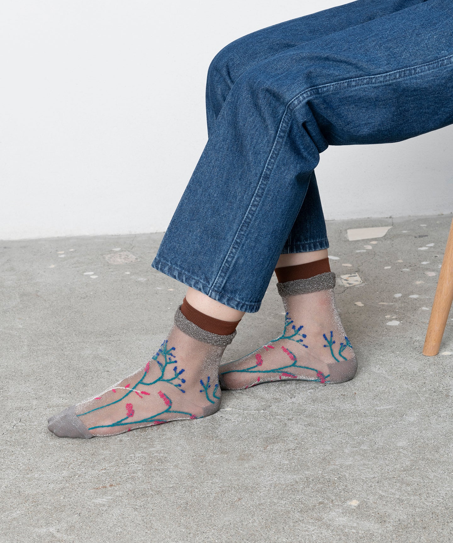 FLOWER SHEER SOCKS