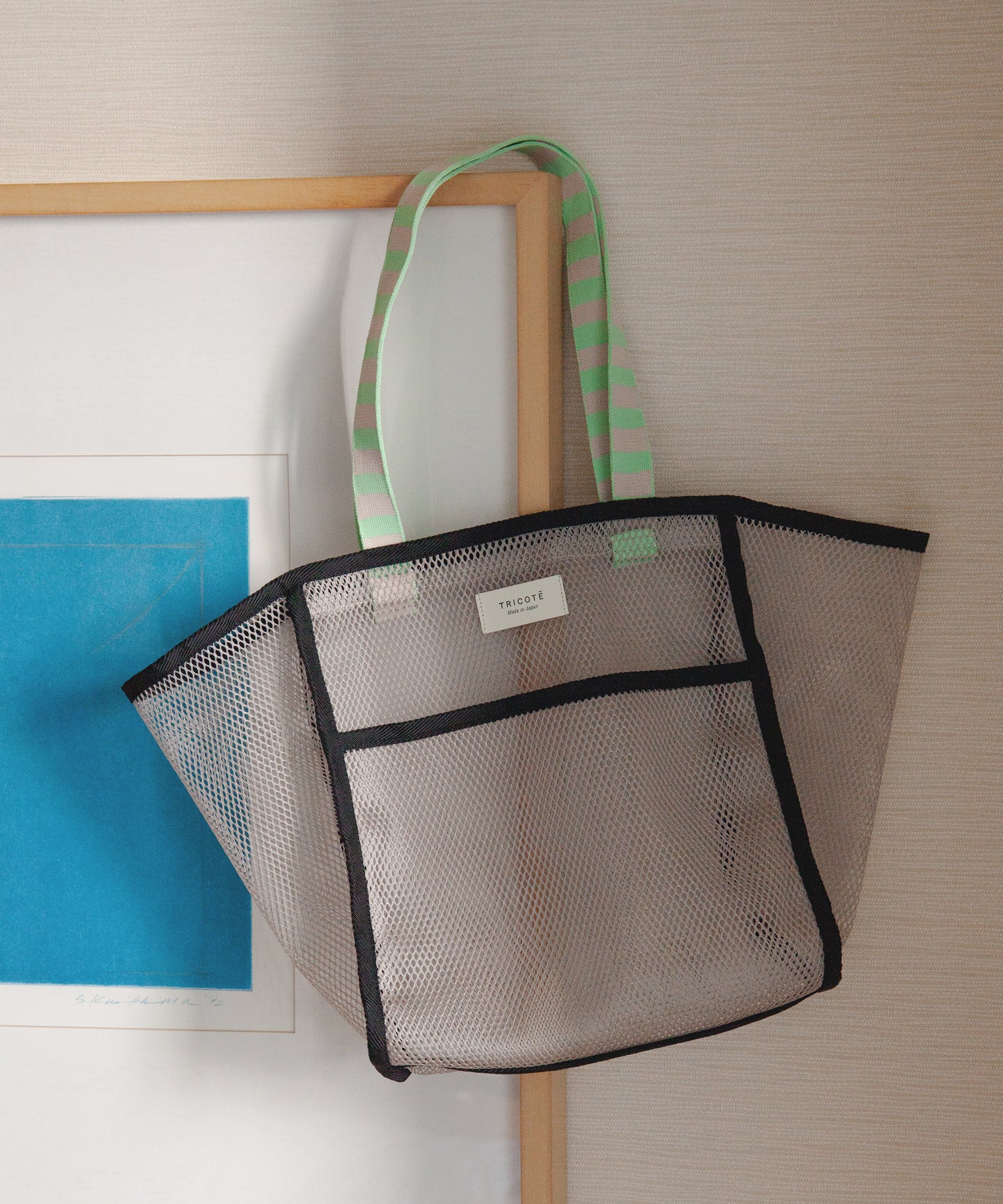 MESH POCKET TOTE BAG
