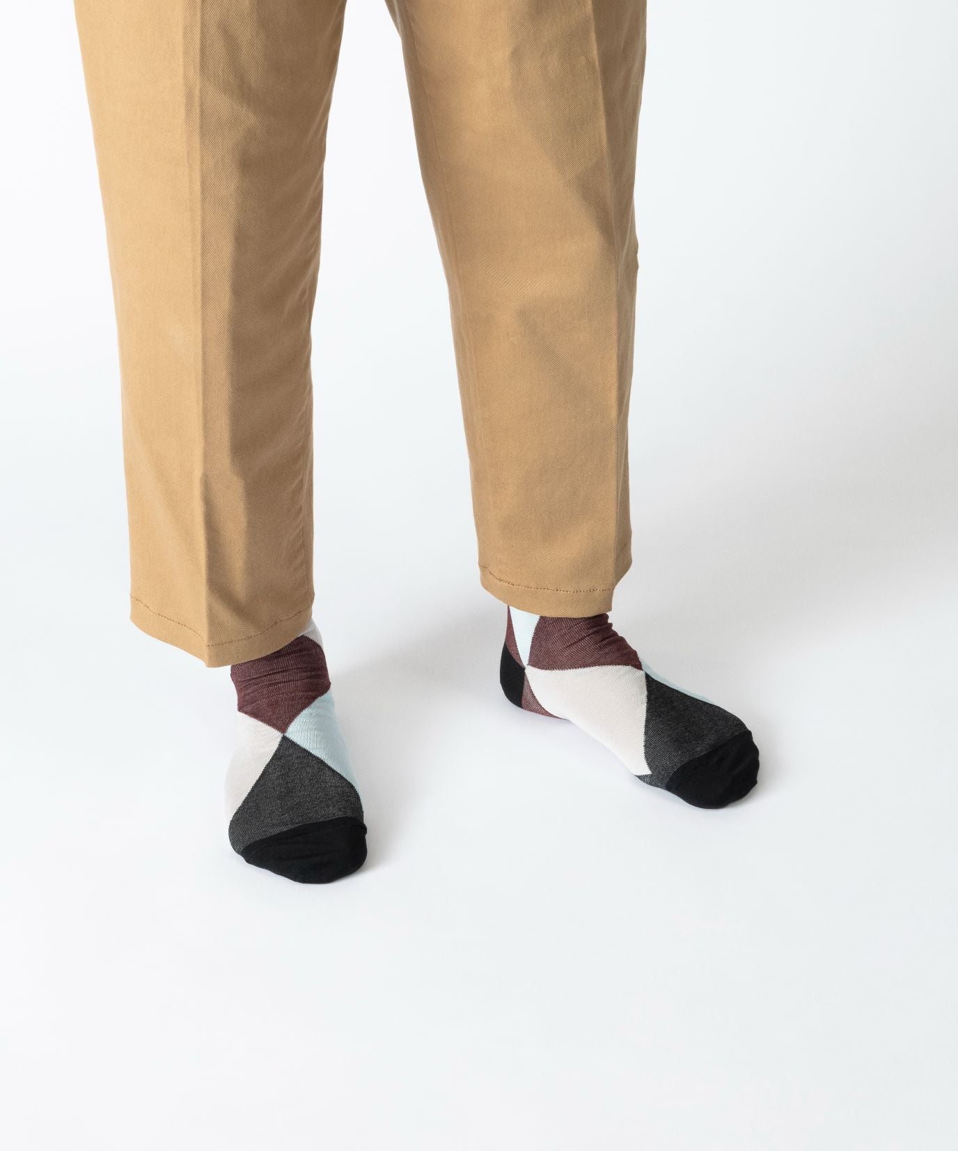 ARGYLE PAPA SOCKS