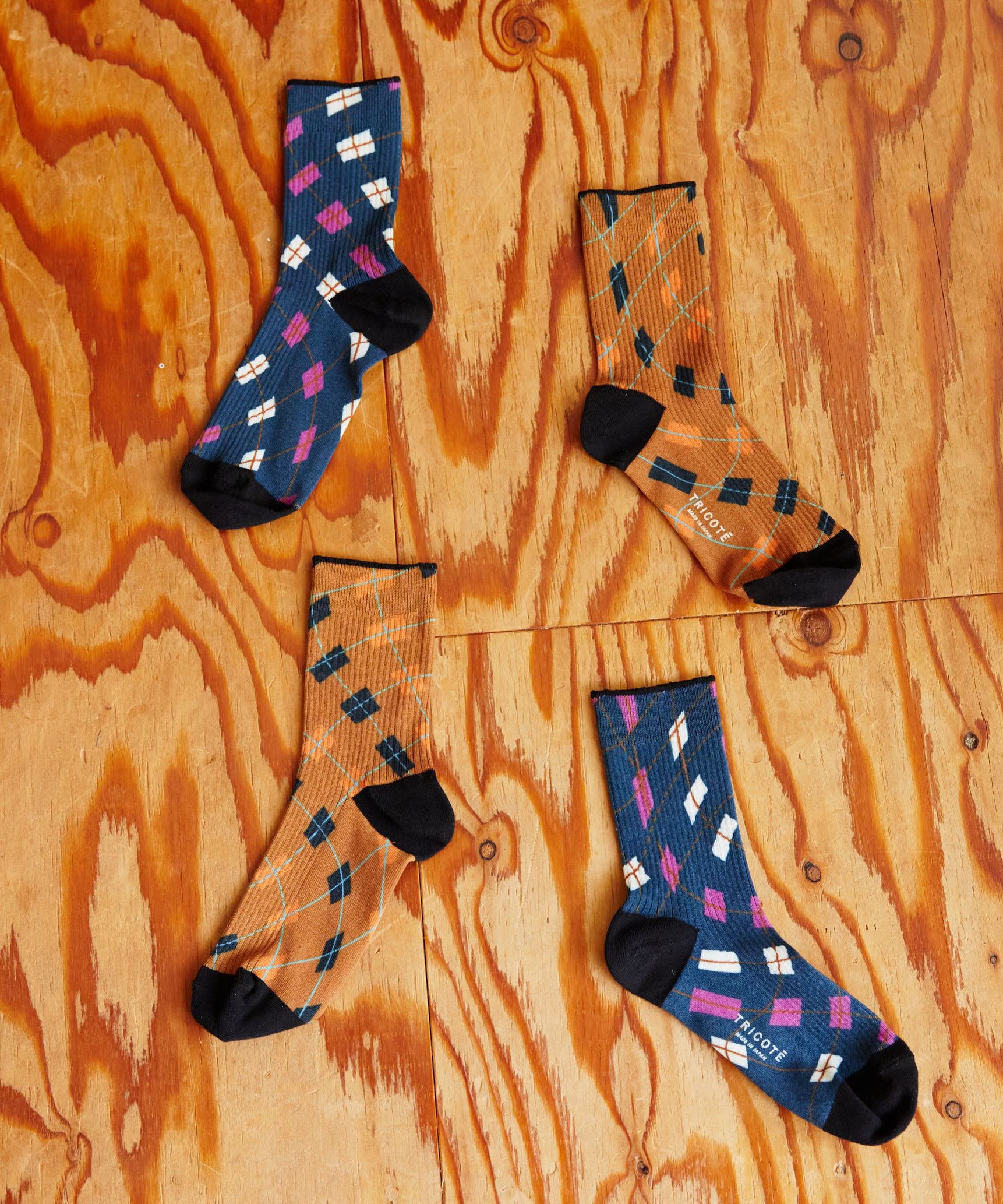 ARGYLE LINK SOCKS