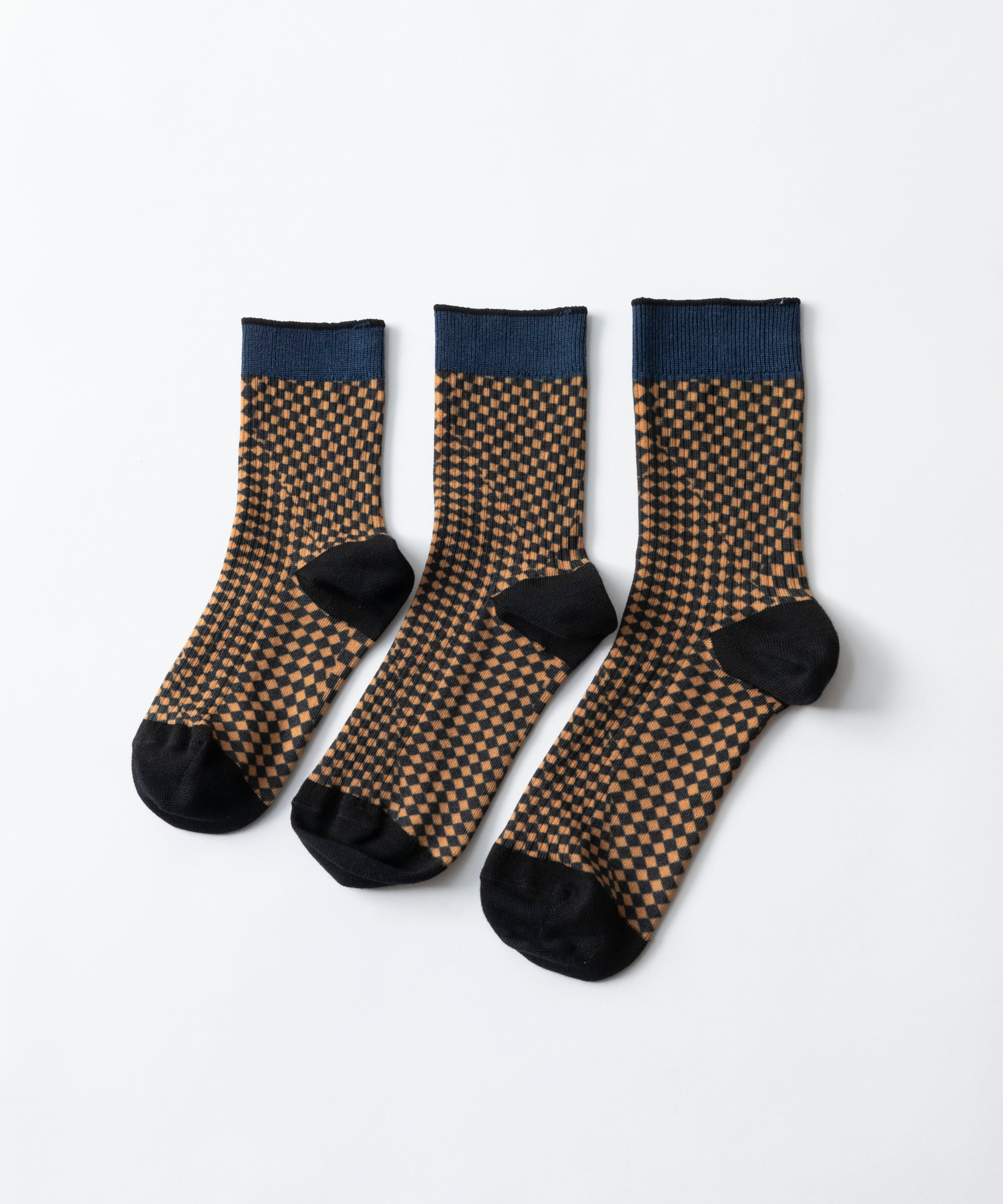 CHECKERD LINK SOCKS