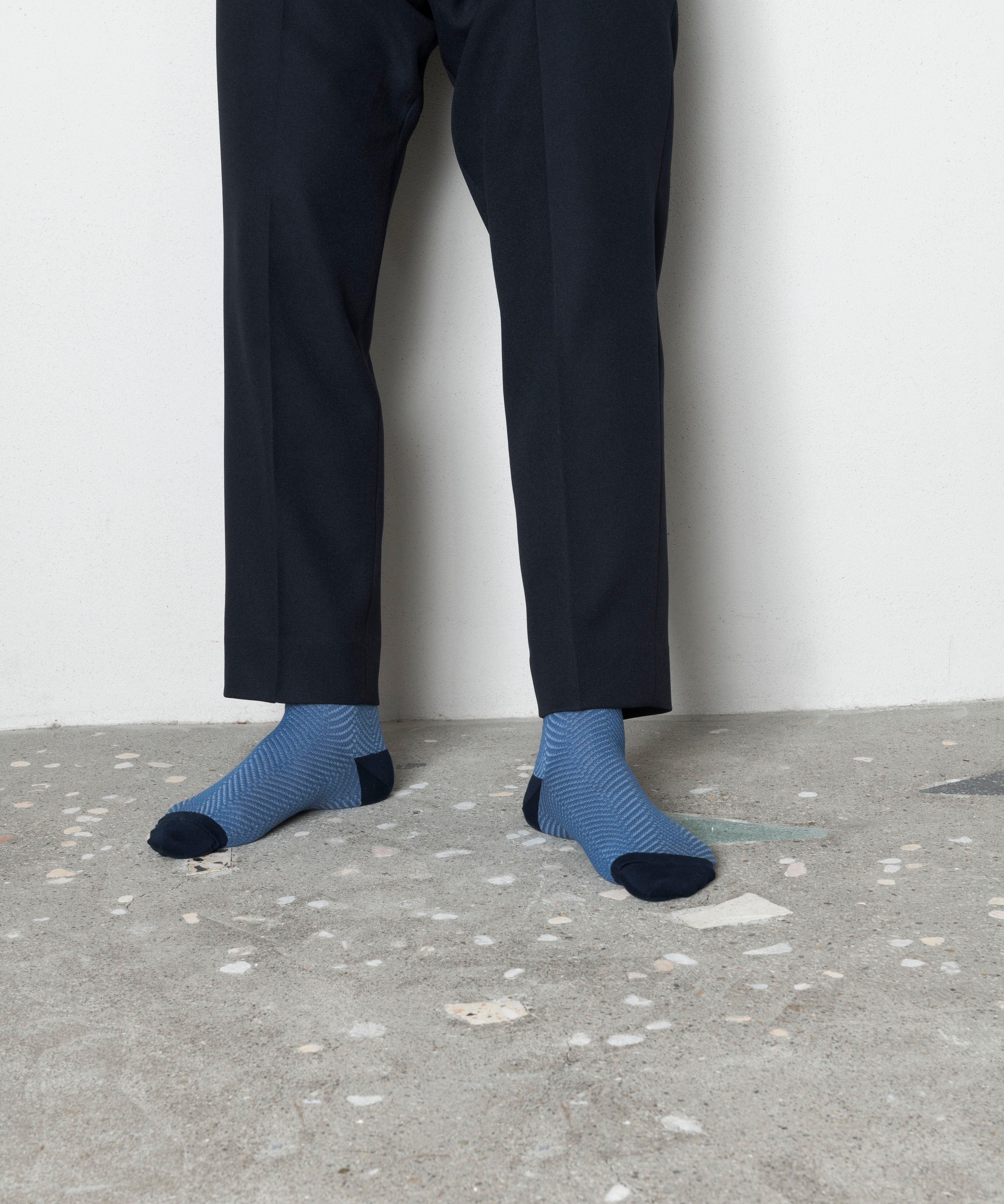 HERRINGBONE BUMPY SOCKS(UNISEX)