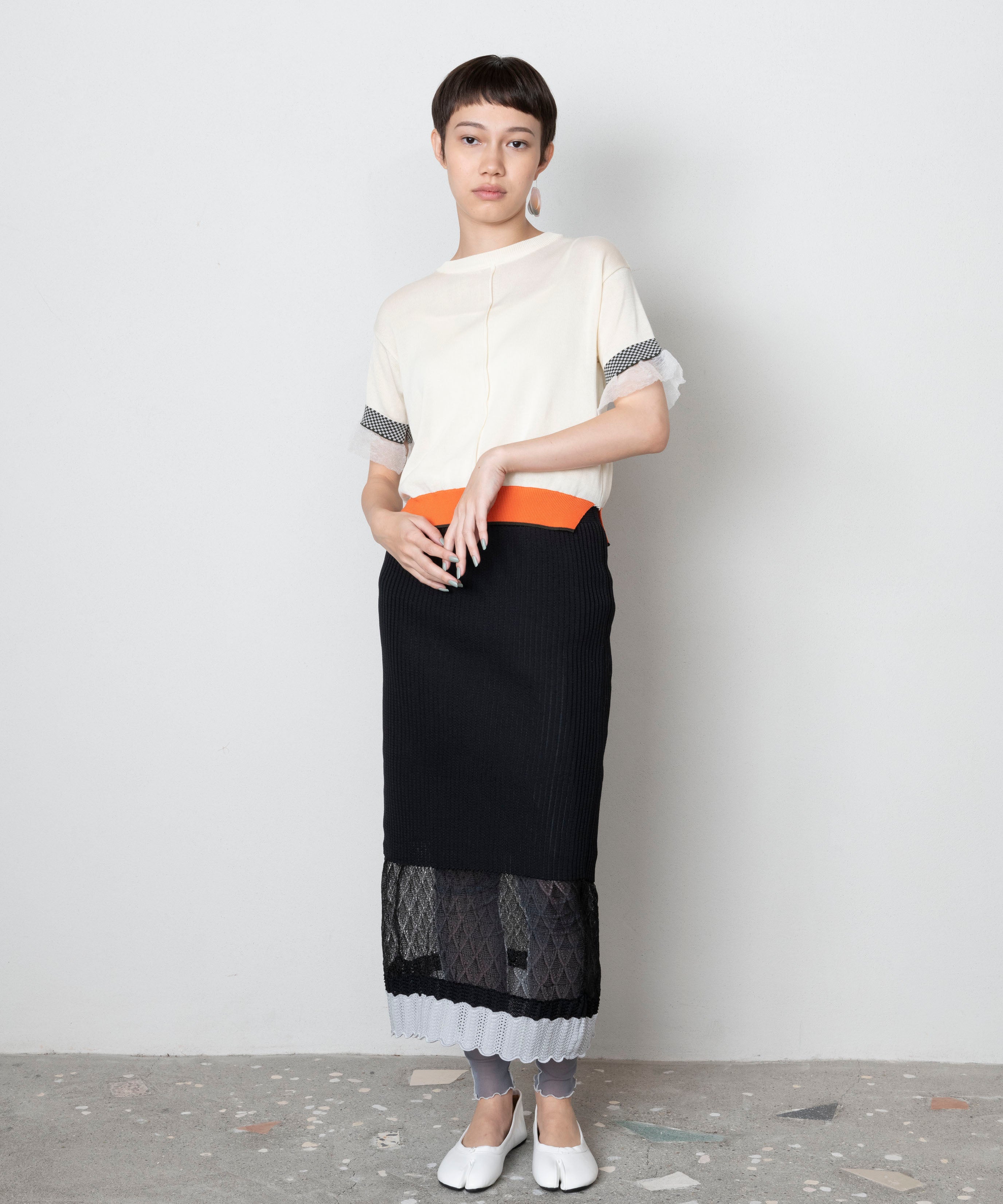 KNIT T-SHIRT