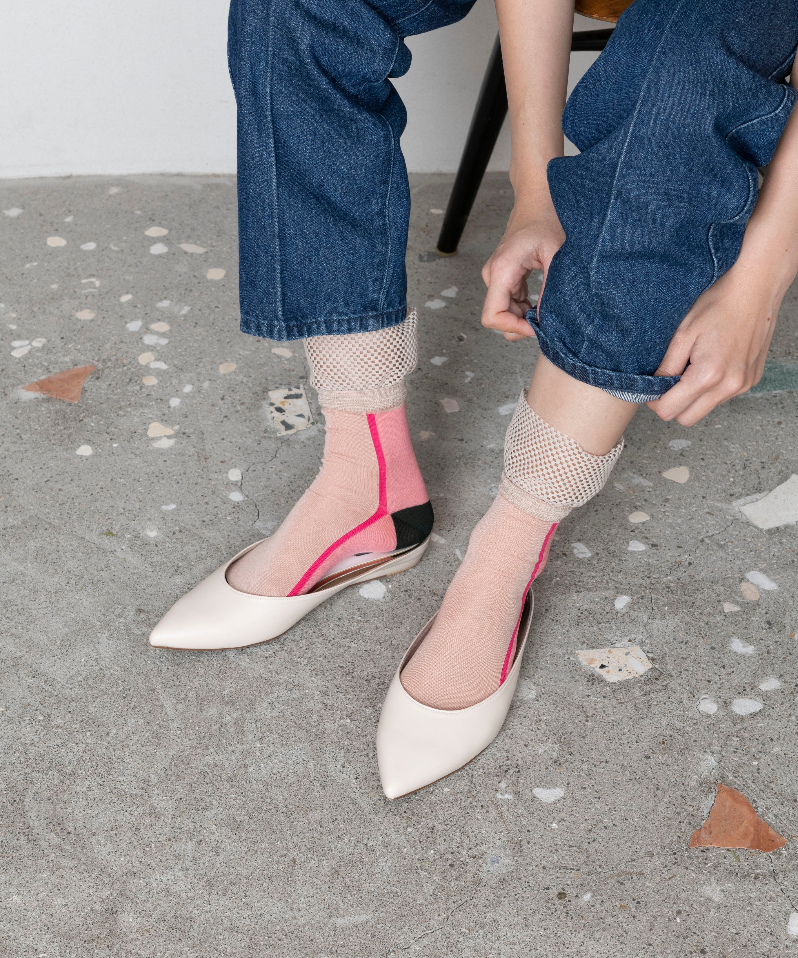 LACE COMBO SOCKS