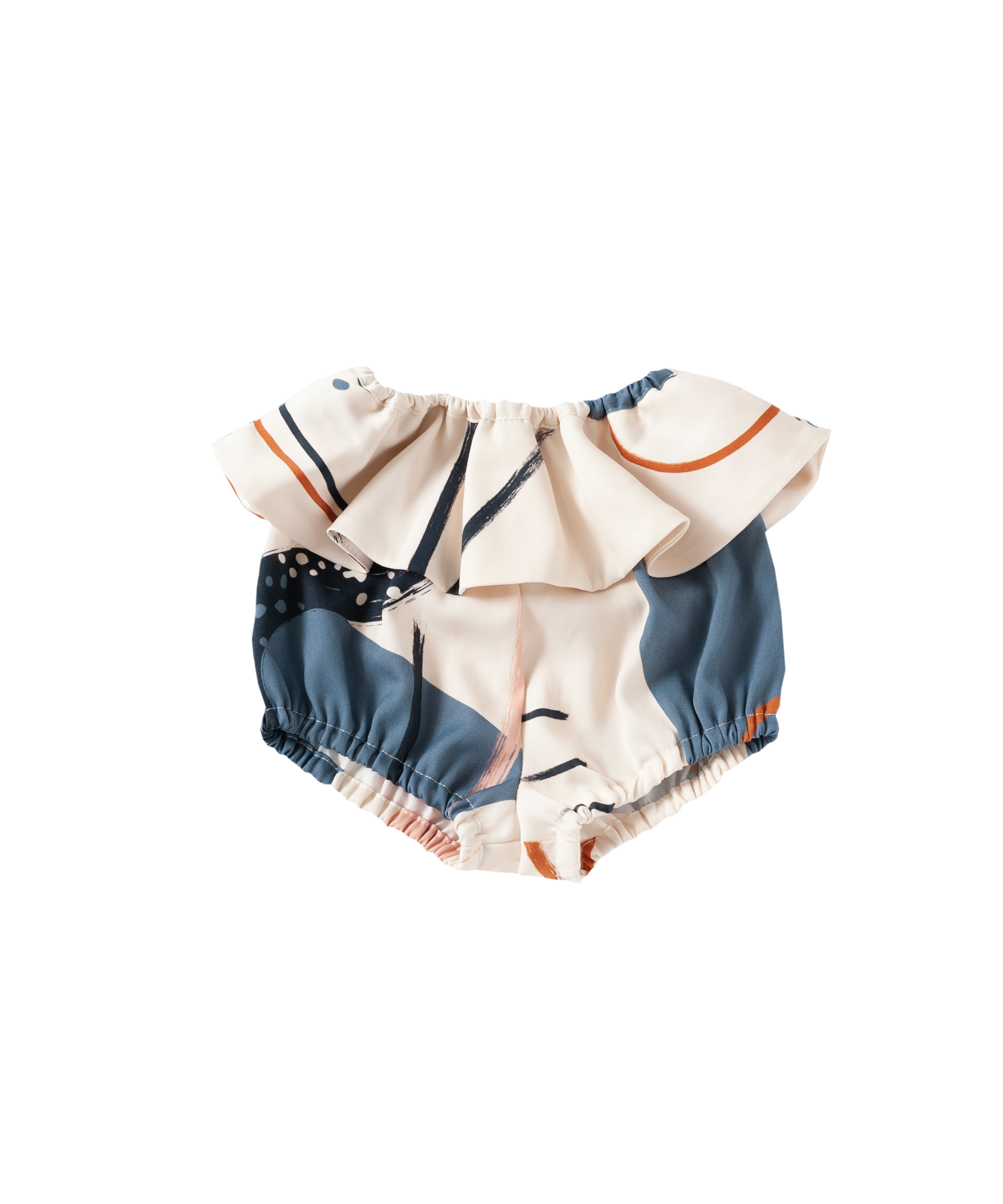 HAND WAVE FRILL PANTS