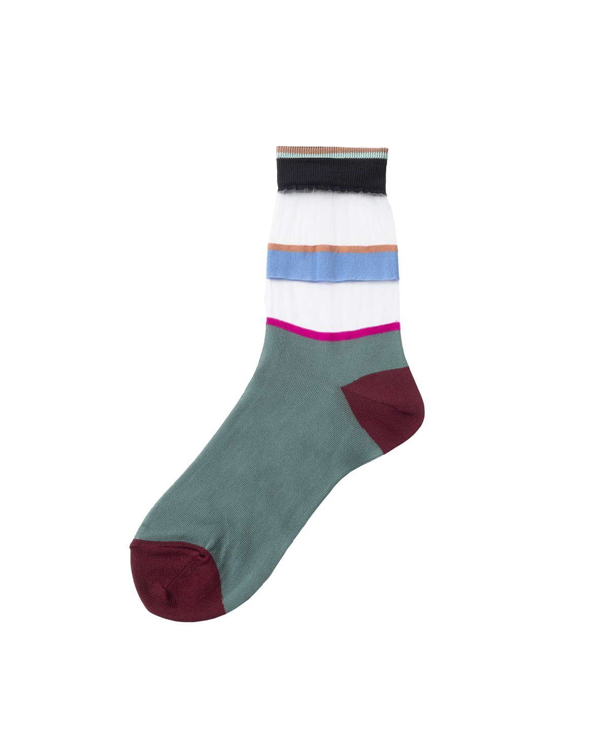 SHEER STRIPE 2 SOCKS