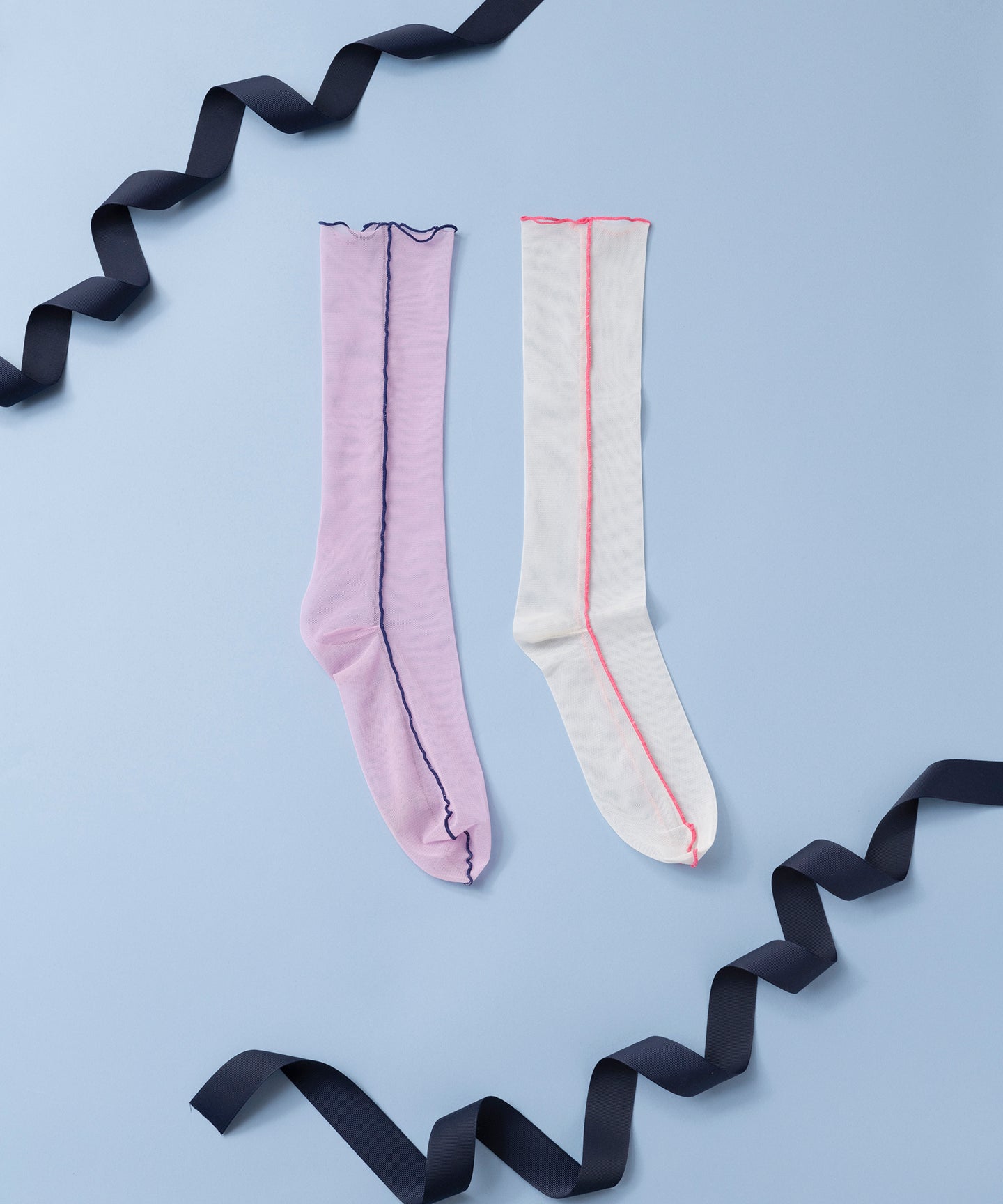 2MELLOW TULLE HIGH SOCKS SET