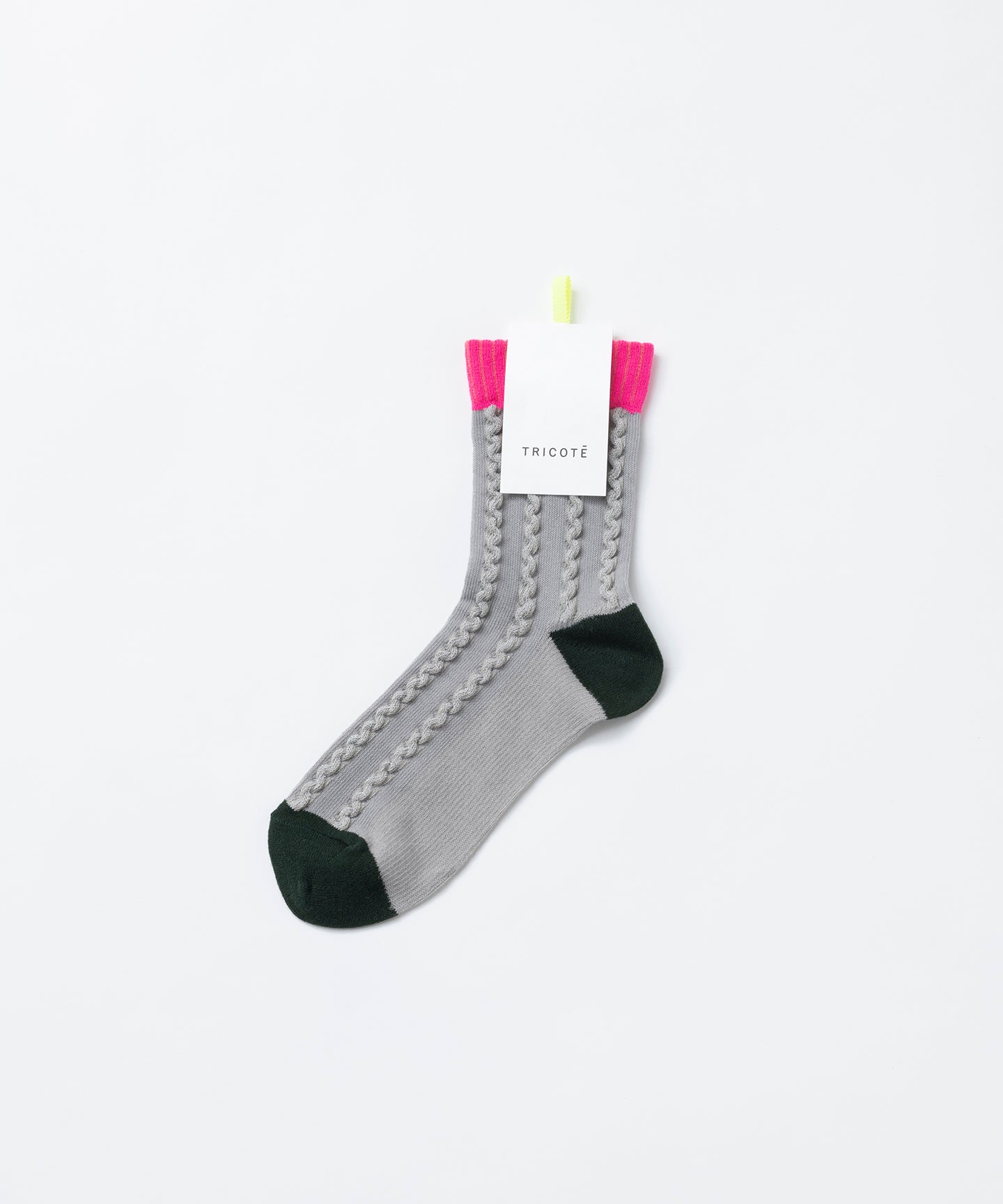 CABLE STRIPE SOCKS