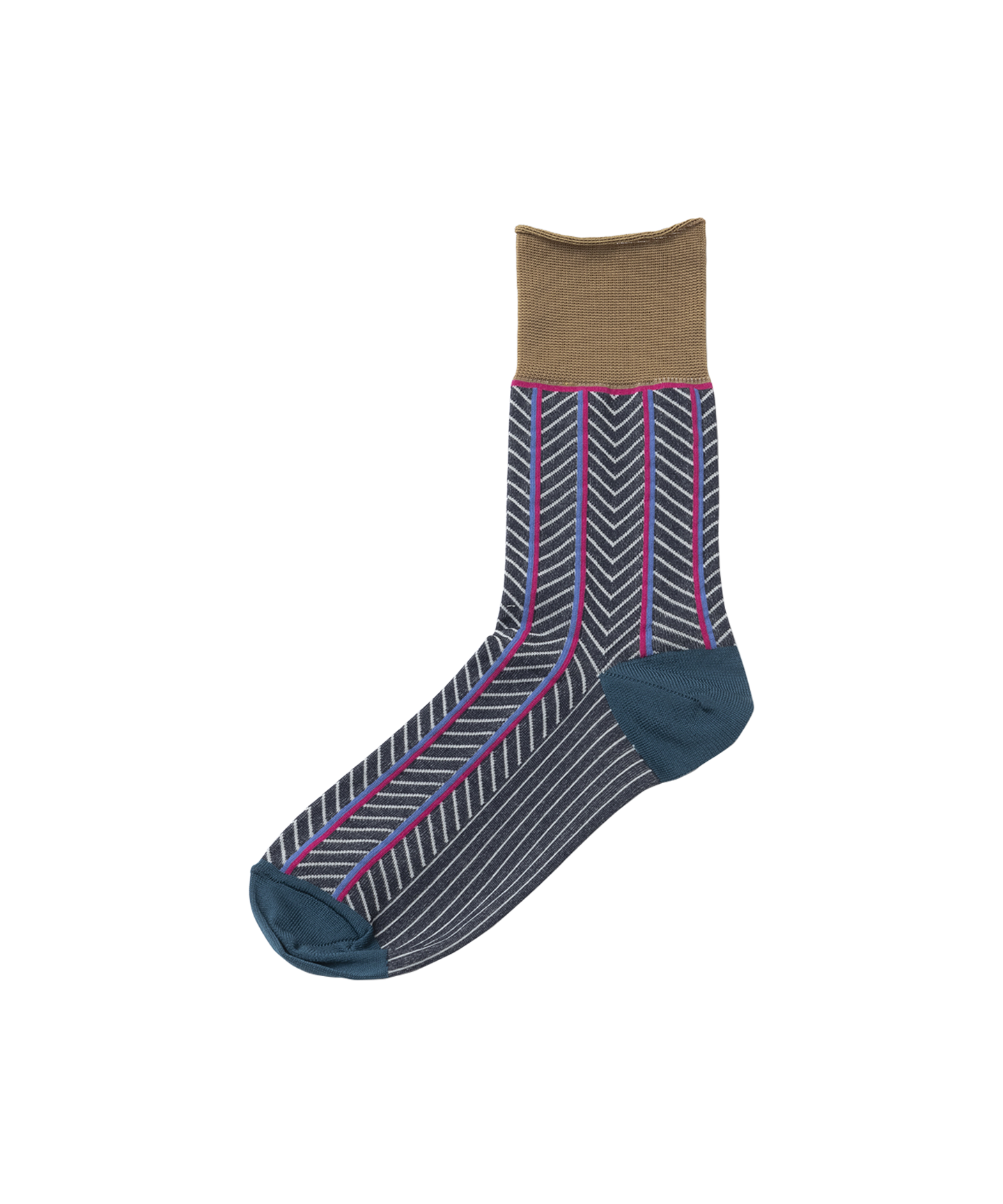 HERRINGBONE STRIPE SOCKS