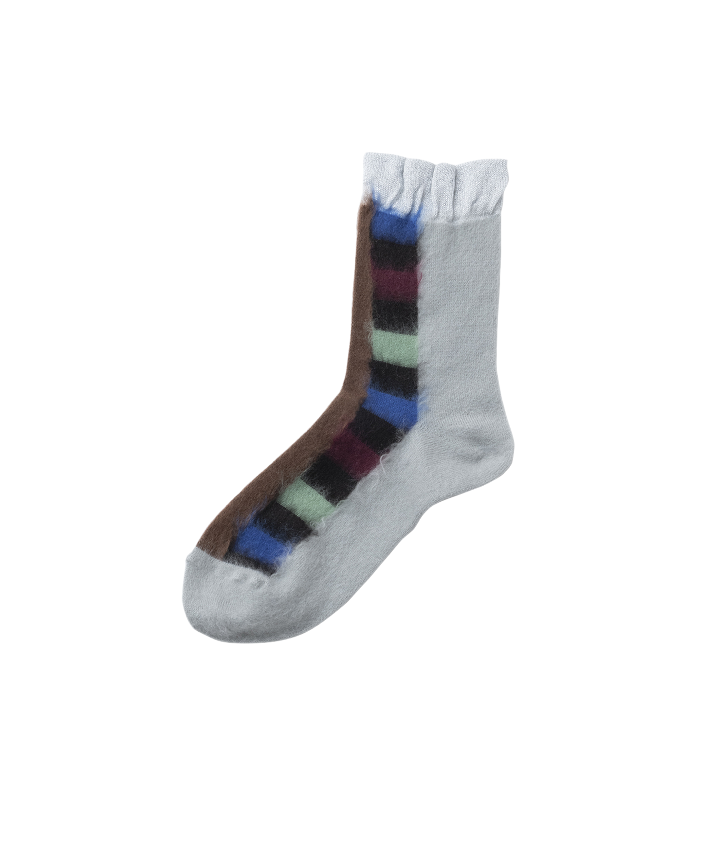 CHECK SHAGGY SOCKS