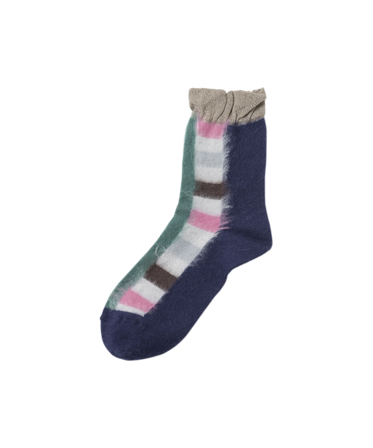 CHECK SHAGGY SOCKS